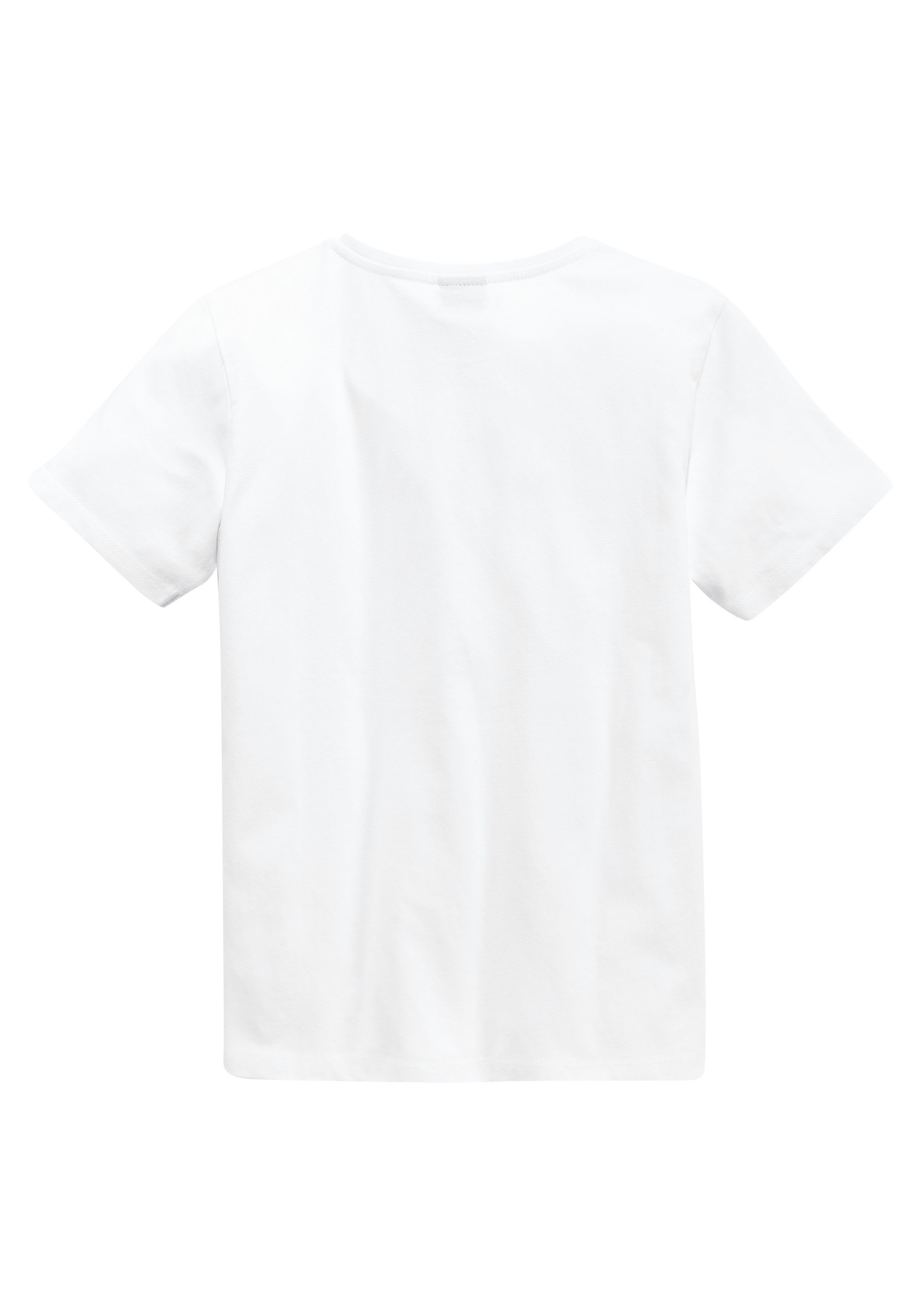 KIDSWORLD T-Shirt Mit coolem SKATER-Print Kurzarm, Basic-Passform, bedruckt, Rundhalsausschnitt