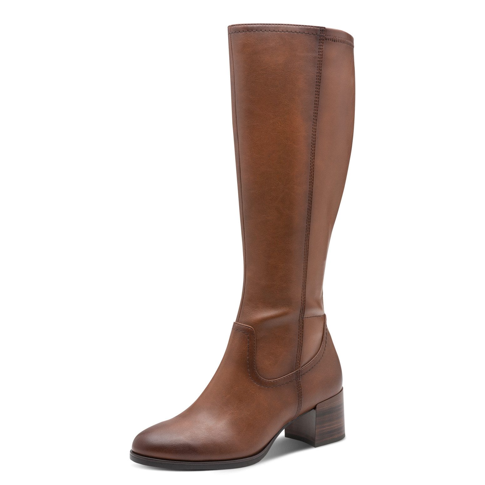 Jana Jana Damen Langschaftstiefel 8-25567-45-305 cognac Stiefel günstig online kaufen