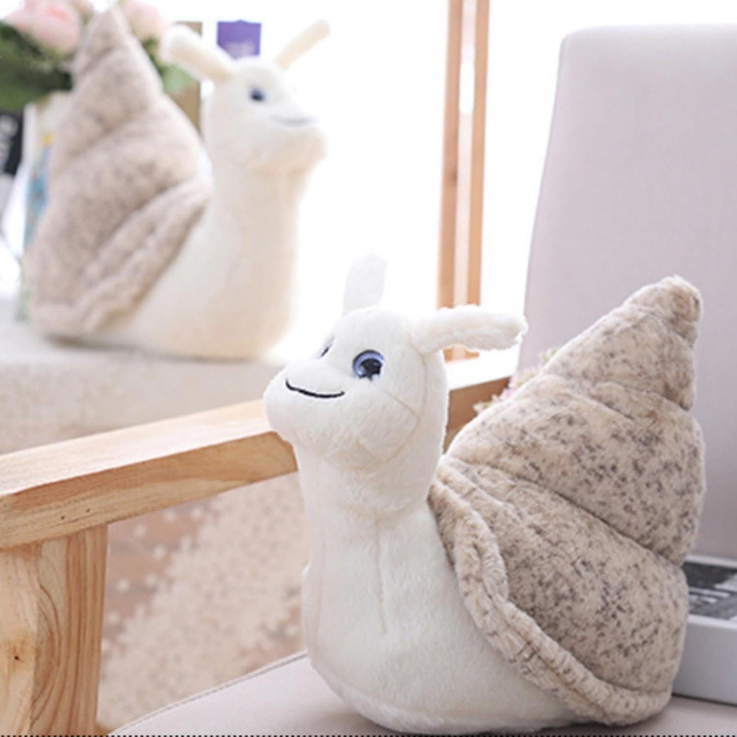 LuxusKollektion Kuscheltier Plüschtier Schnecke Kuscheltier Stofftier Kinder Geschenk 18 cm Grau
