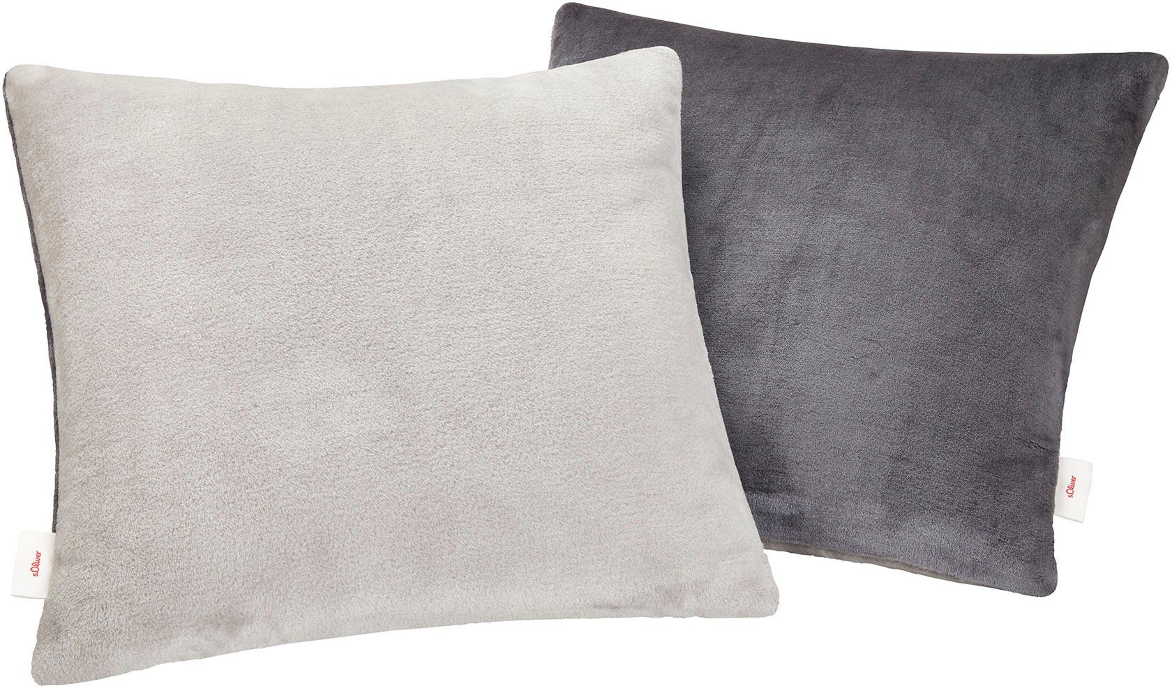 s.Oliver Dekokissen double soft Kissen s.Oliver, Kissenhüllen ohne Füllung, günstig online kaufen