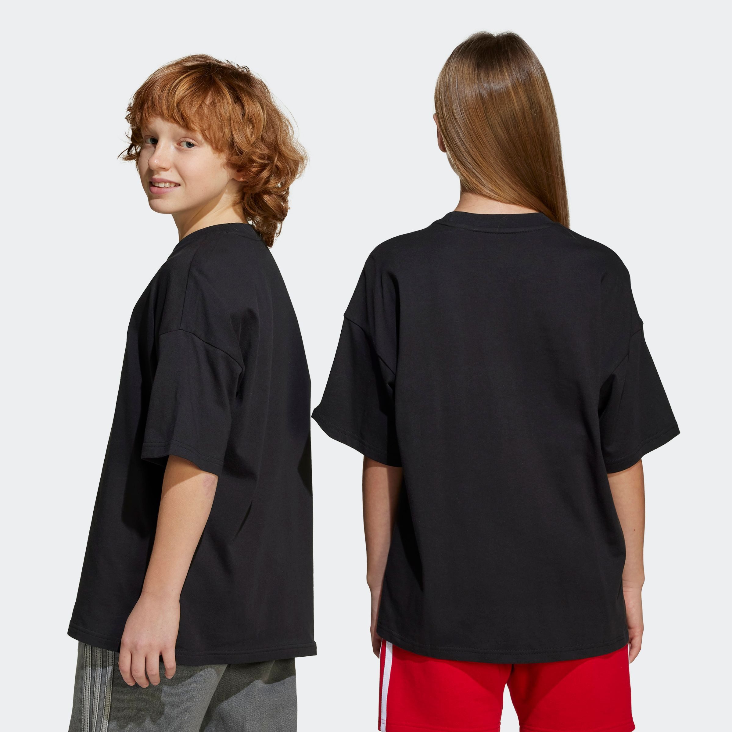 adidas Originals T-Shirt OVERSIZE TREFOIL lockerer und lässiger Schnitt, für Kinder, mit großem Trefoil-Logo