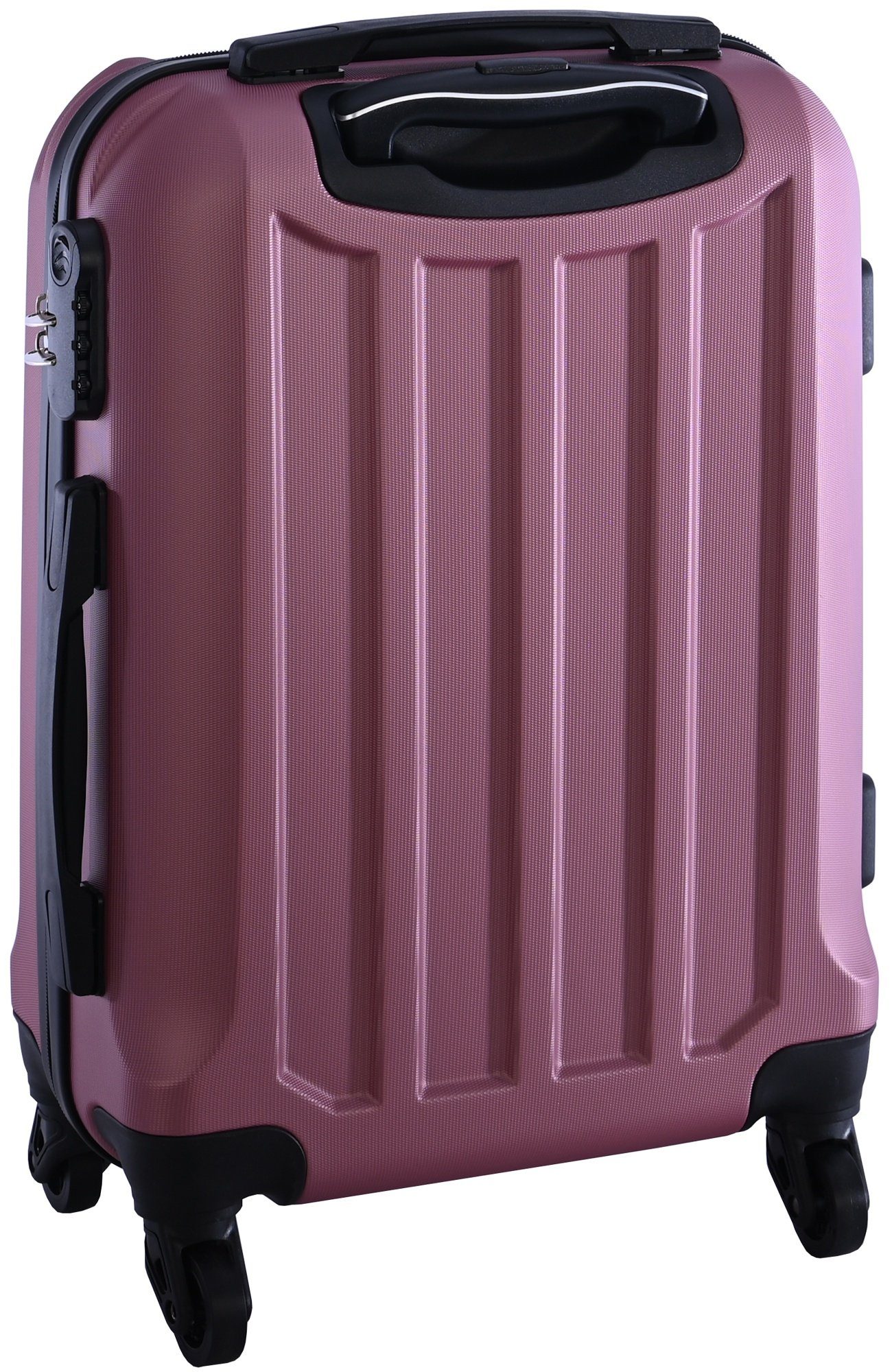 Koffer 4 Cahoon Kabinengepäck rose Handgepäck-Trolley Hartschalenkoffer Trolley purple Handgepäck 4-Rollen, Rollen