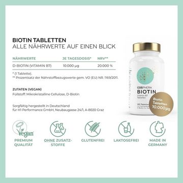 Cosphera Körperpflegemittel Cosphera Biotin Tabletten - Hochdosiert mit 10.000, 1-tlg.