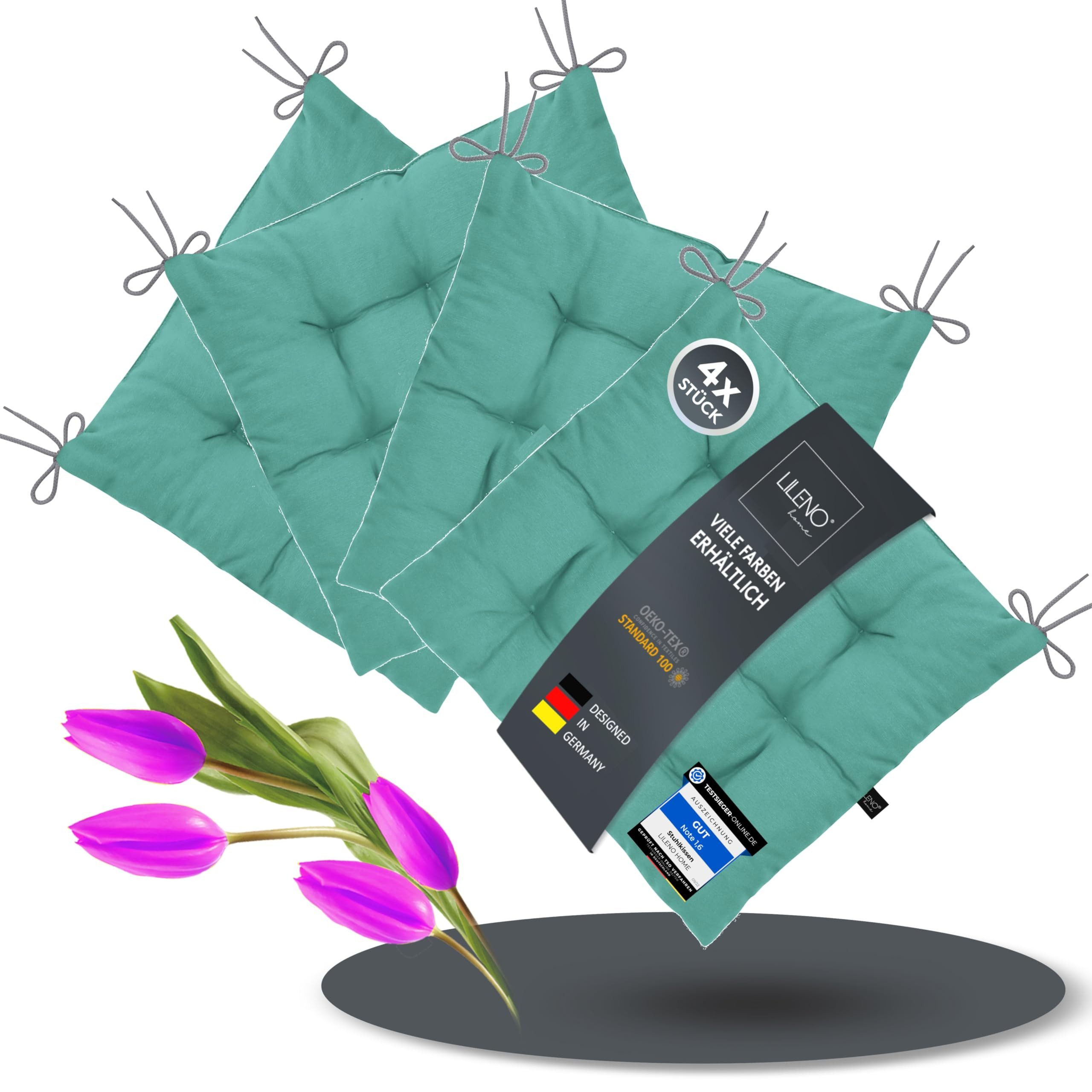 LILENO HOME Stuhlkissen Sitzkissen für Gartenstuhl, günstig online kaufen