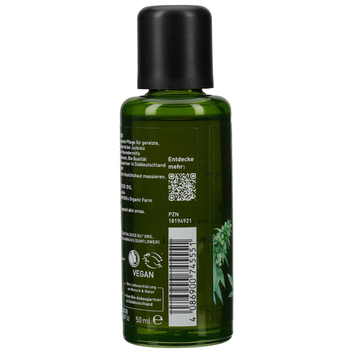 Primavera Life GmbH Körperöl Primavera HANFSAMENÖL Bio 50ml PZN 18194921