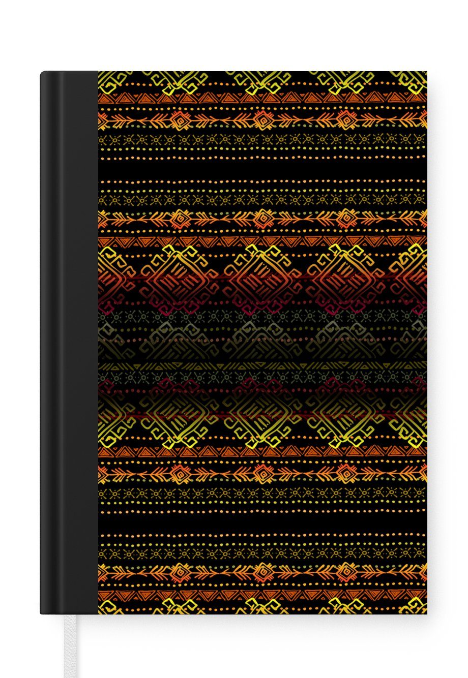 MuchoWow Notizbuch Afrika - Muster - Abstrakt, Journal, Merkzettel, Tagebuch, Notizheft, A5, 98 Seiten, Haushaltsbuch | Notizbücher