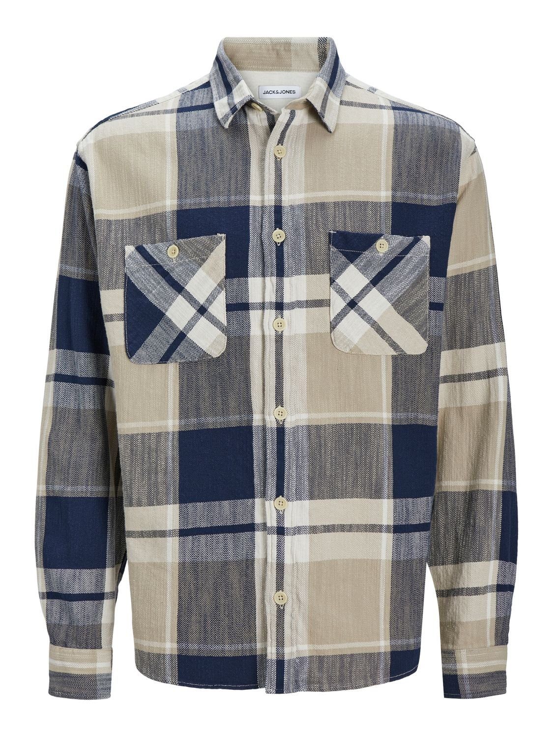 Langarmhemd JJEMICHAEL OVERSHIRT
