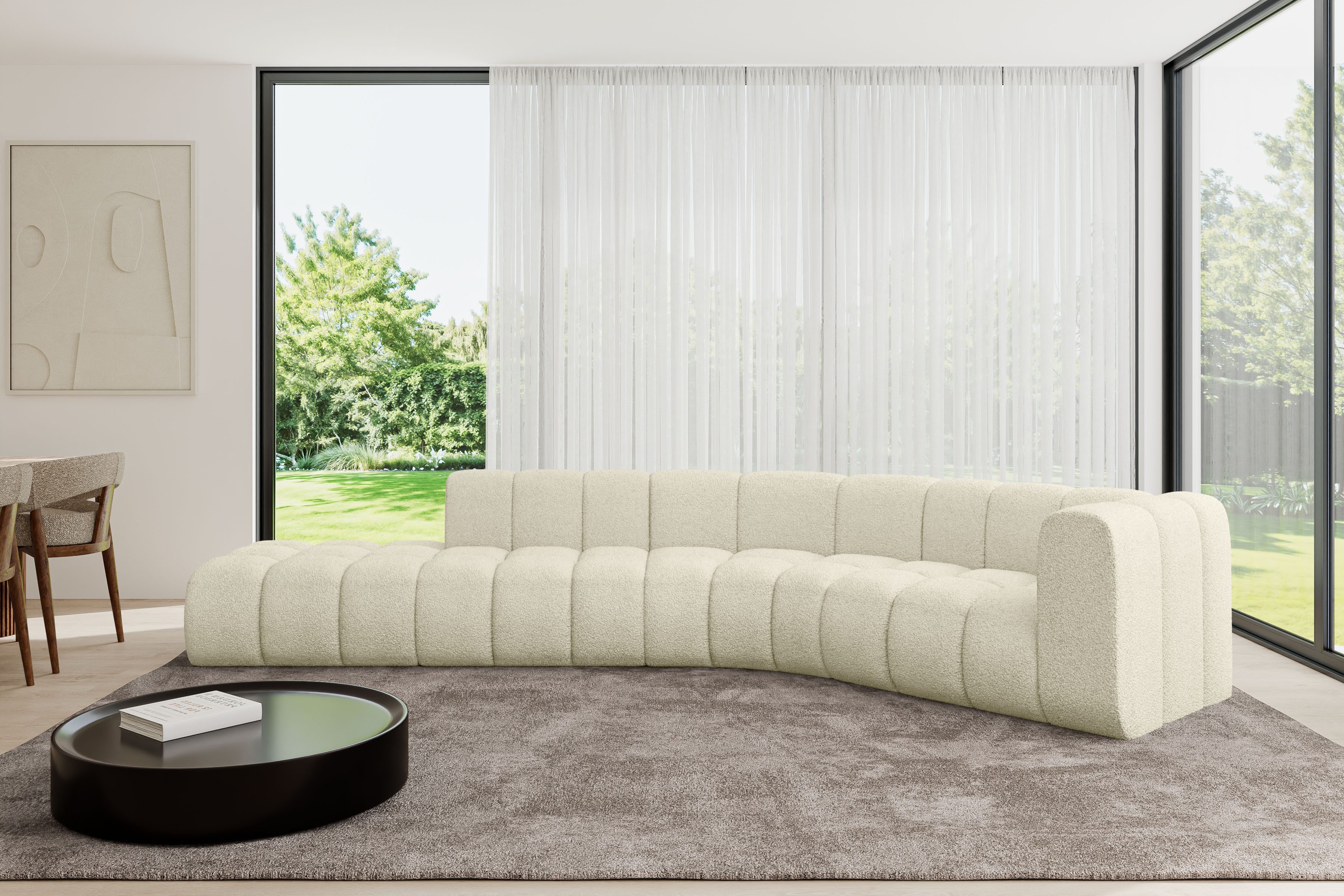 ALTDECOR Ecksofa Tilmo-L1, Corner Sofa U-Form Vielseitige Sofa Wohnlandschaft Wohnzimmer
