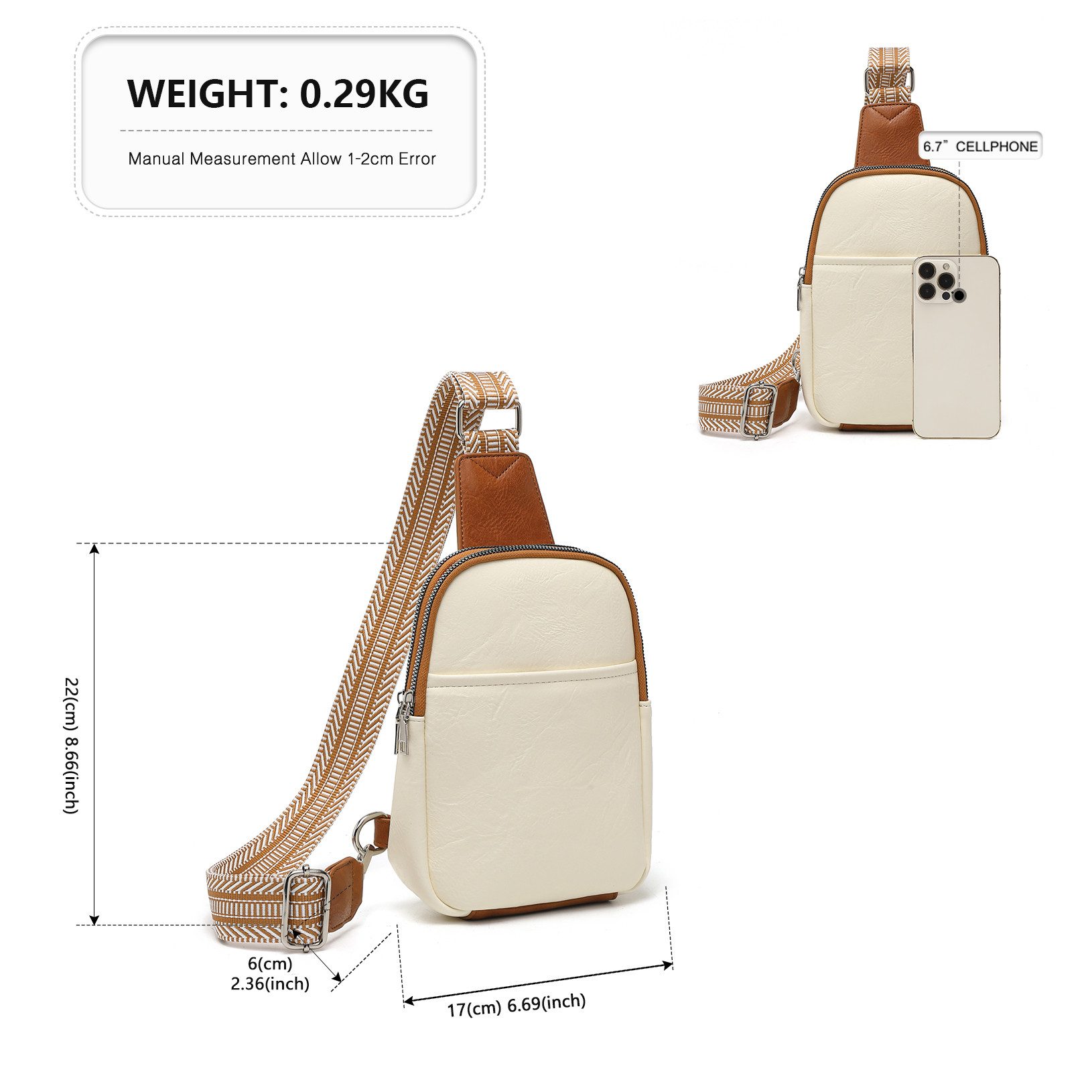 Miss Lulu Umhängetasche Bauchtasche Damen Crossbody Bag Damen günstig online kaufen