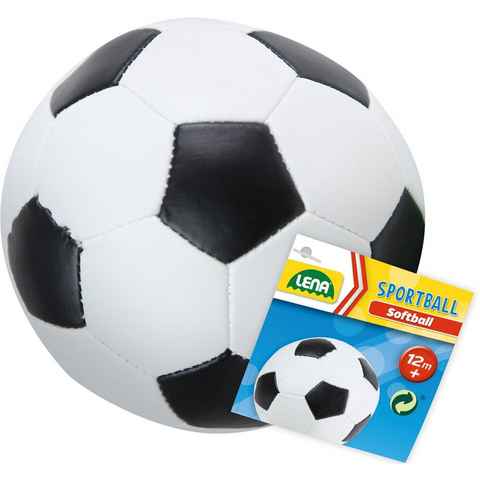 Lena® Softball Soft-Fußball 18 cm, schwarz/weiß, Made in Europe