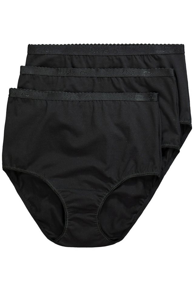 Ulla Popken Slip Maxislips 3er-Pack High Waist (3-St)
