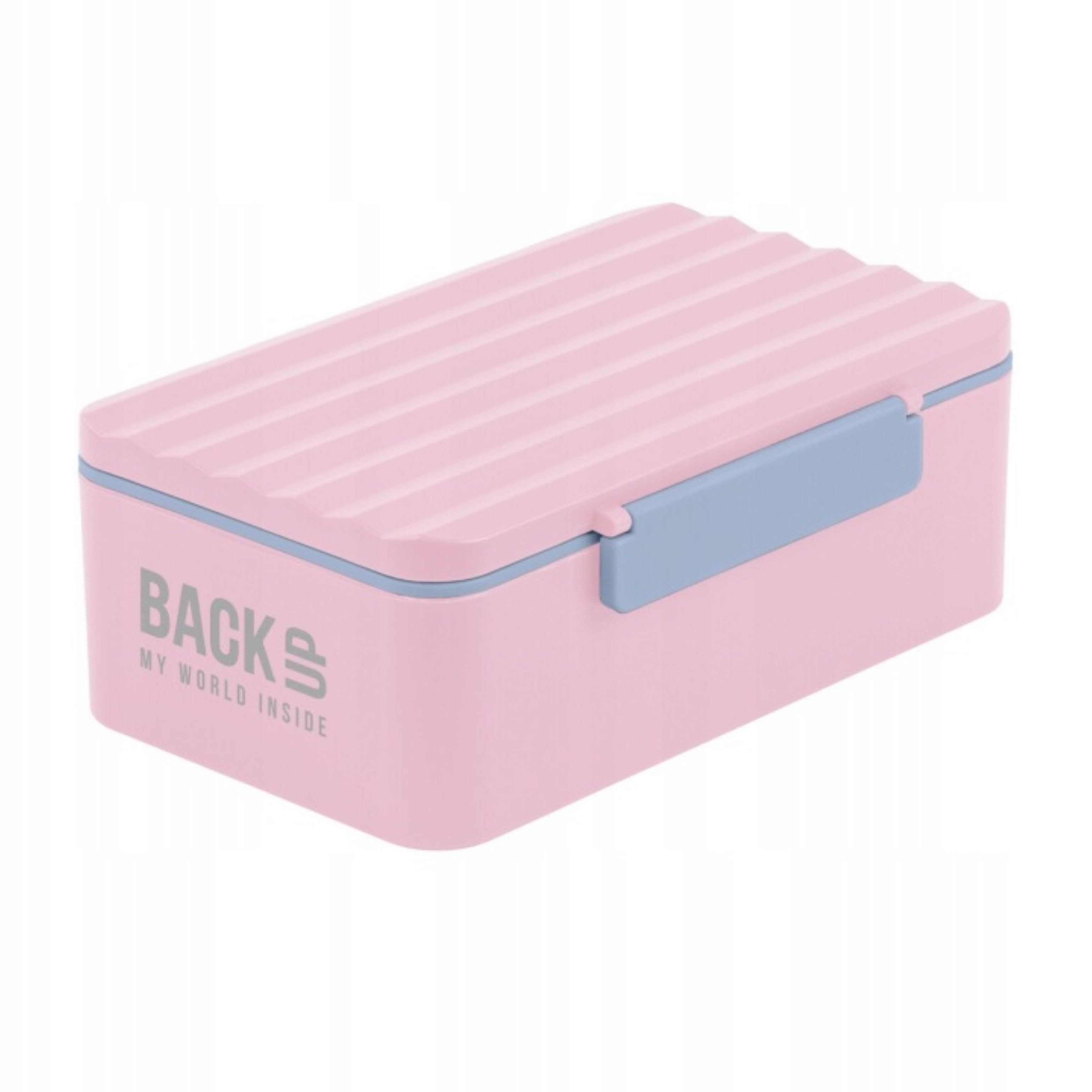 Back Up Brotkasten Lunchbox + Trinkflasche Set Mädchen Rosa Schule BPA frei, (1-tlg)