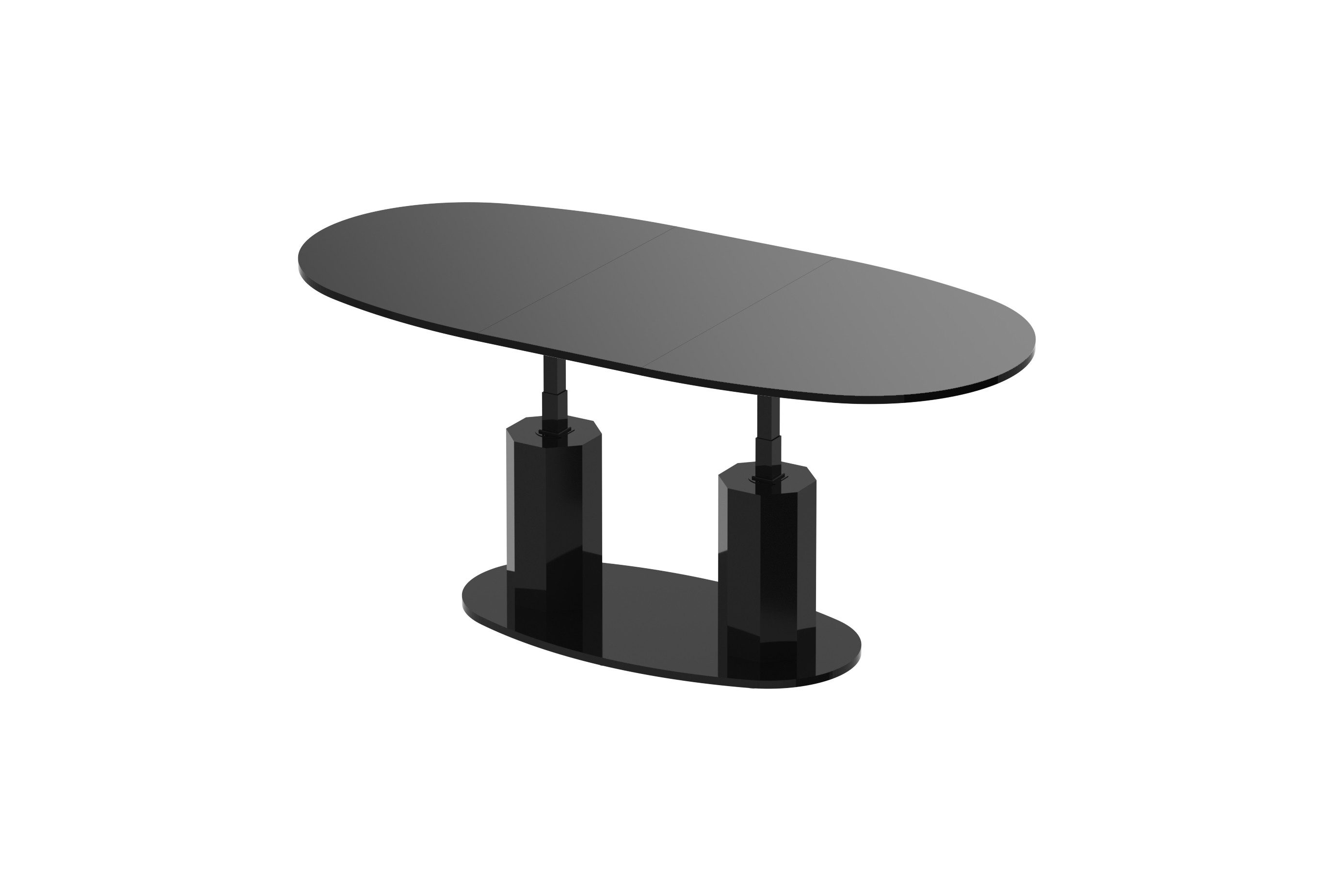 designimpex Couchtisch Design HBL-111 stufenlos höhenverstellbar günstig online kaufen