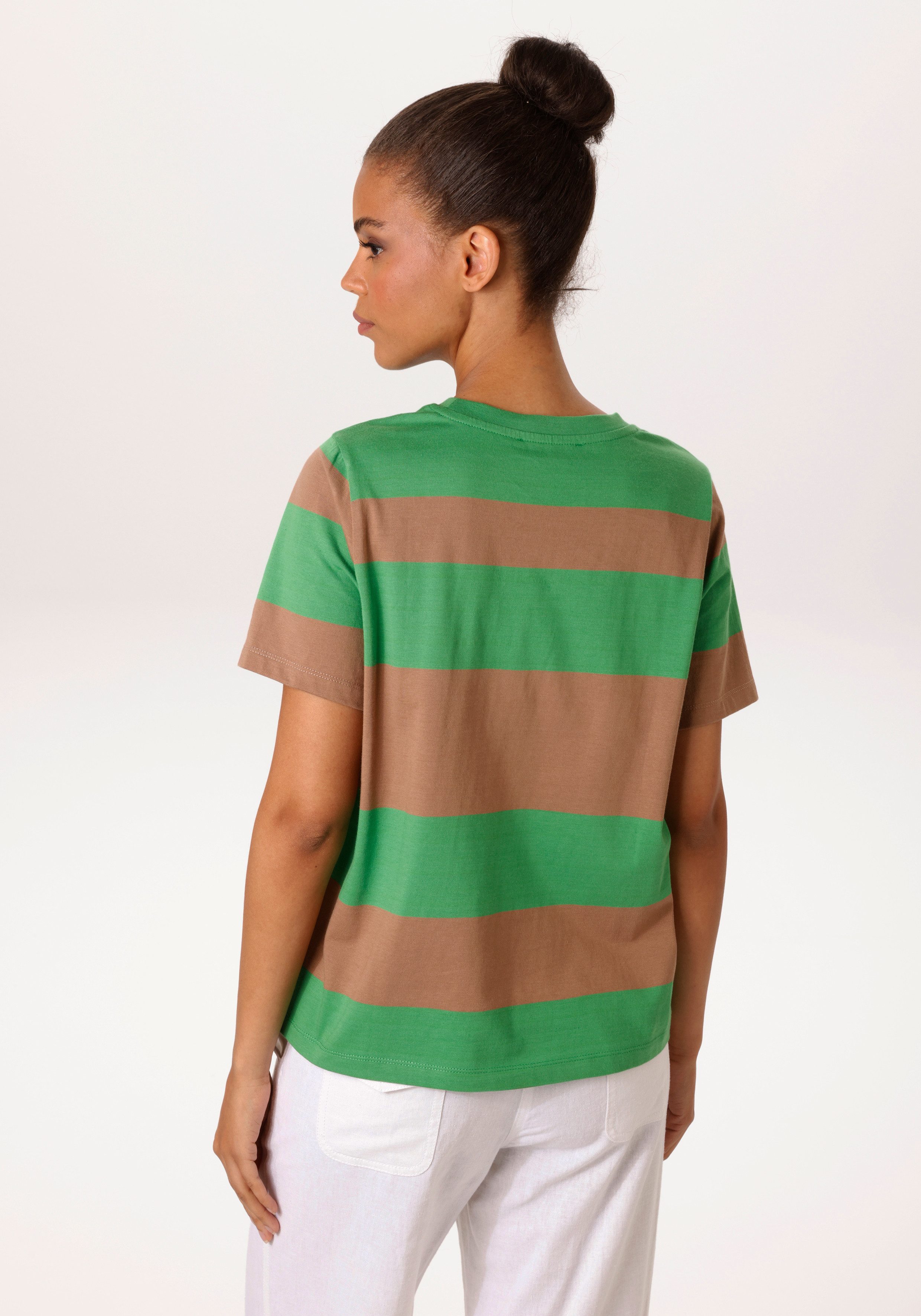 Aniston CASUAL T-Shirt mit großflächiger "Puste"-Blume bedruckt - NEUE KOLL günstig online kaufen