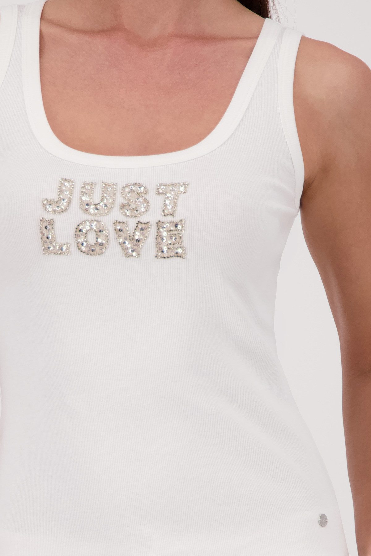 Monari Tanktop Top Just Love Regular fit mit Schmuck