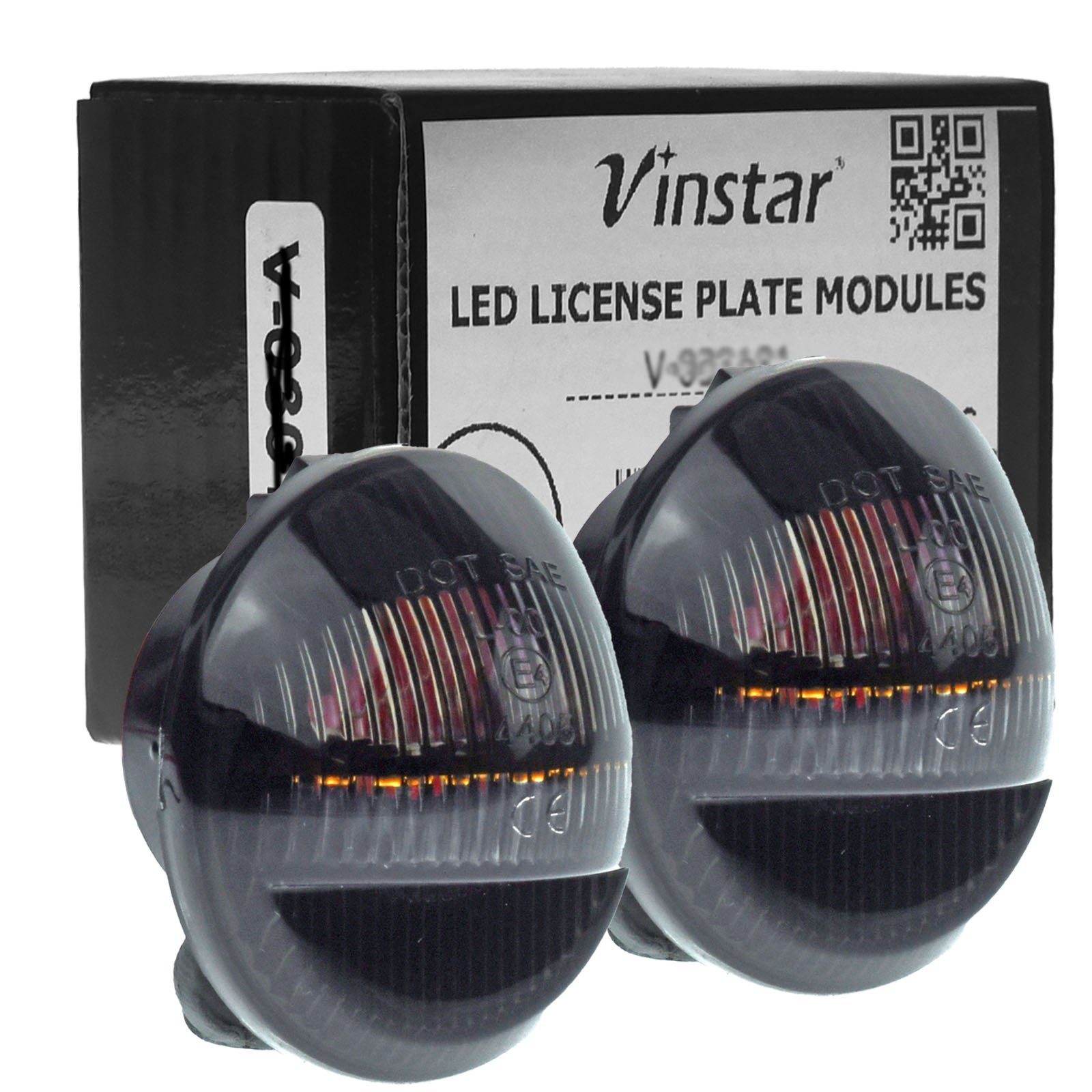 Vinstar KFZ-Ersatzleuchte LED Kennzeichenbeleuchtung E-geprüft für FORD, kompatibel mit: FORD F-150 1990-2014 F250 F350 Ranger Explorer
