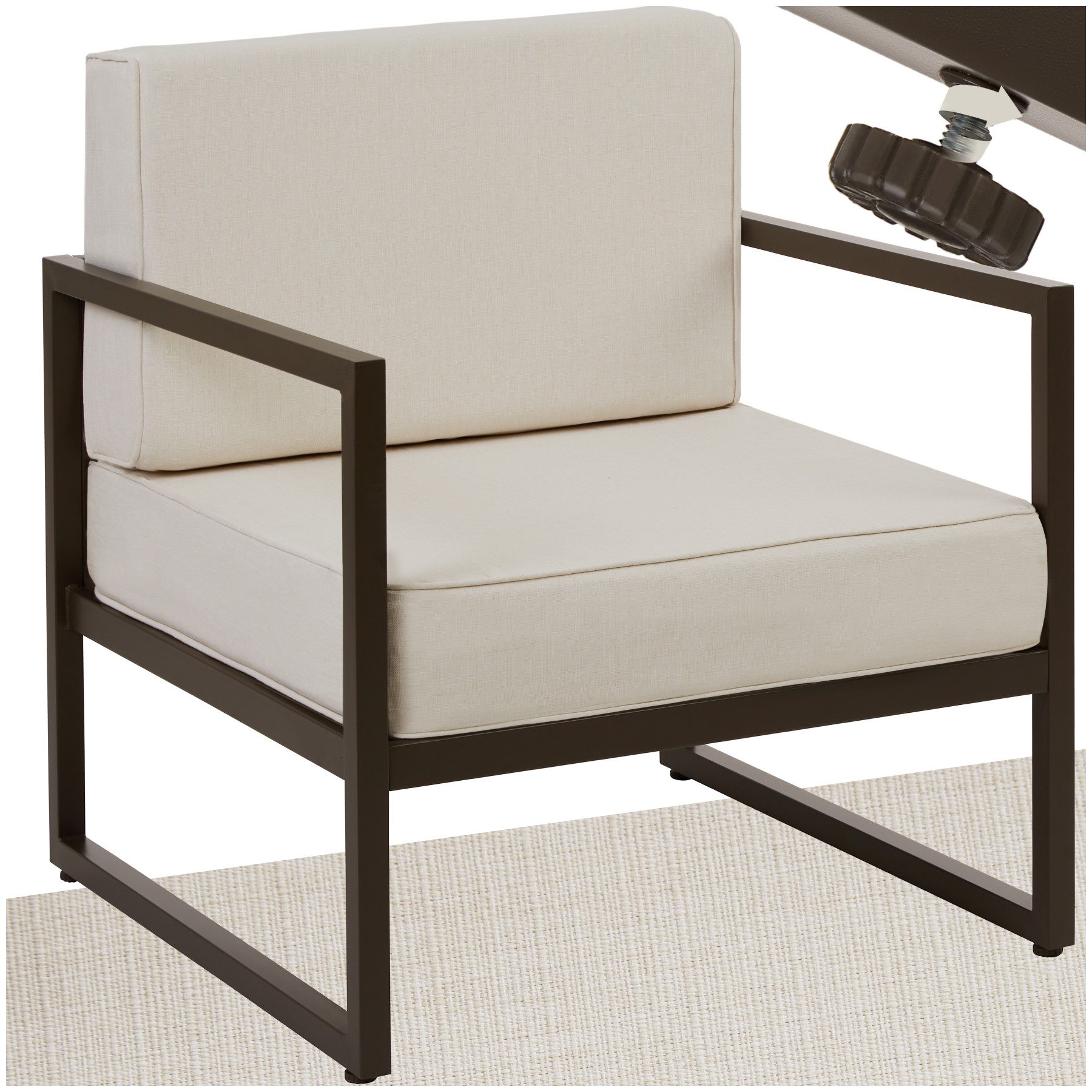 tectake Gartenstuhl Garten-Loungesessel (Set, 1 St), günstig online kaufen