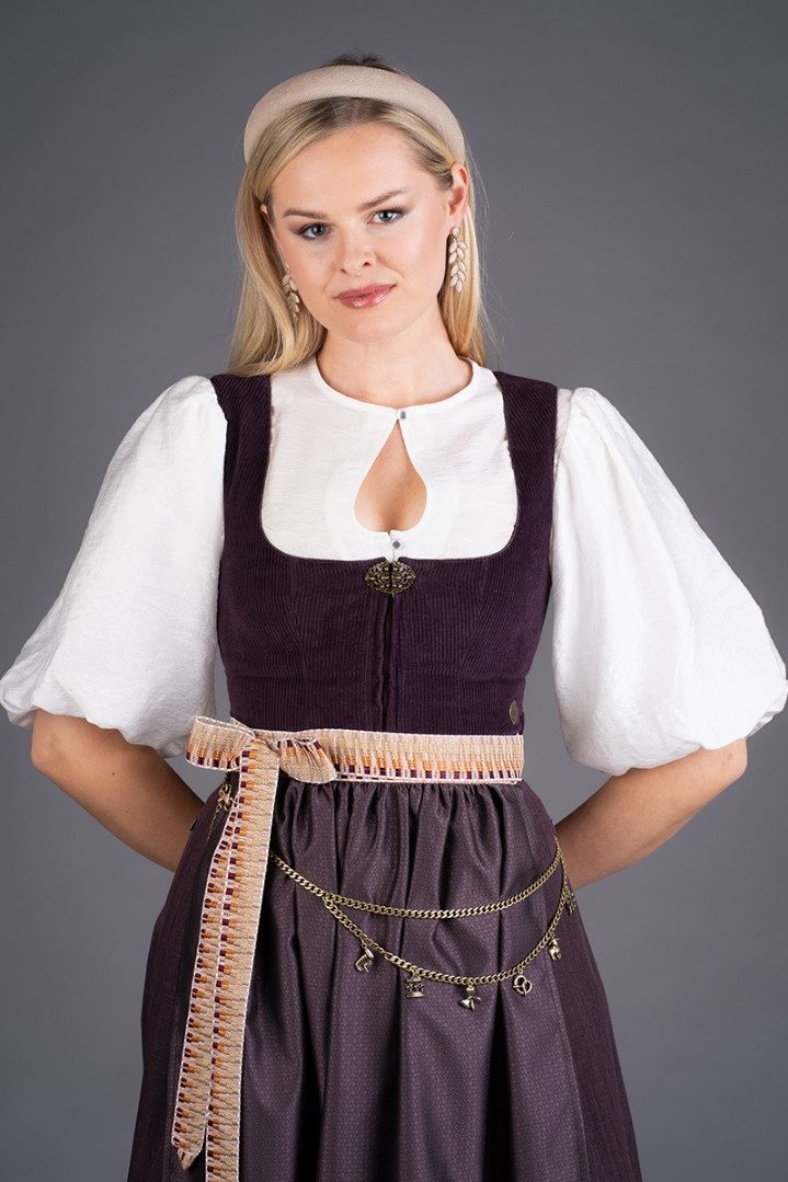 MarJo Dirndl Cord Dirndl 2tlg. - GRIESKIRCHEN - traube