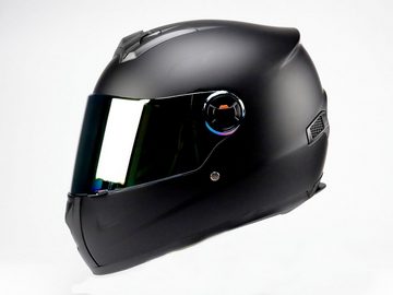 BNO Motorradhelm BNO Integral-2 Integralhelm mit integrierte Sonnenvisier, sehr leicht, Integralhelm, mit Sonnenbrille, volle ECE-Prüfung