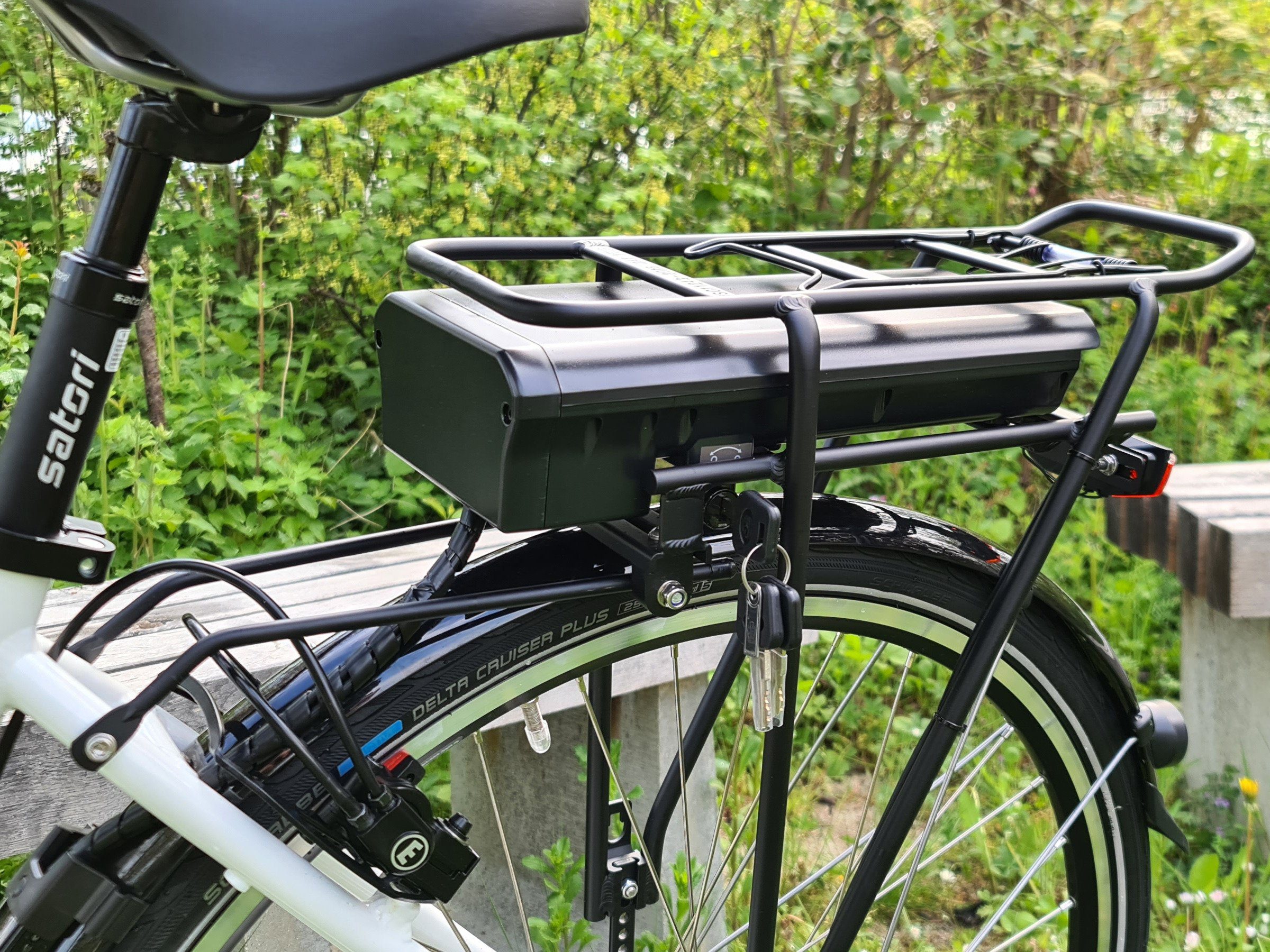 ANSMANN® E-Bike Pedelec Gepäckträger Akku 60 bis 36 324 Wh und km Akku mit E-Bike V zu Kapazität 9Ah Reichweite