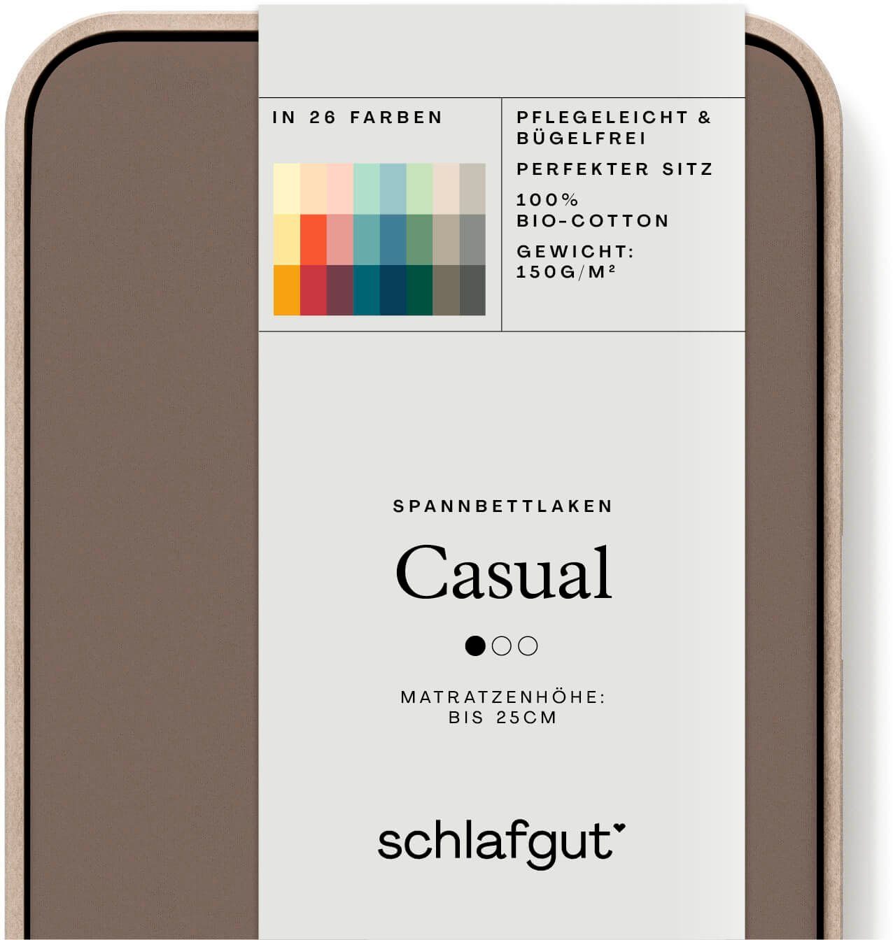 Schlafgut Spannbettlaken CASUAL u.a. in Gr. günstig online kaufen