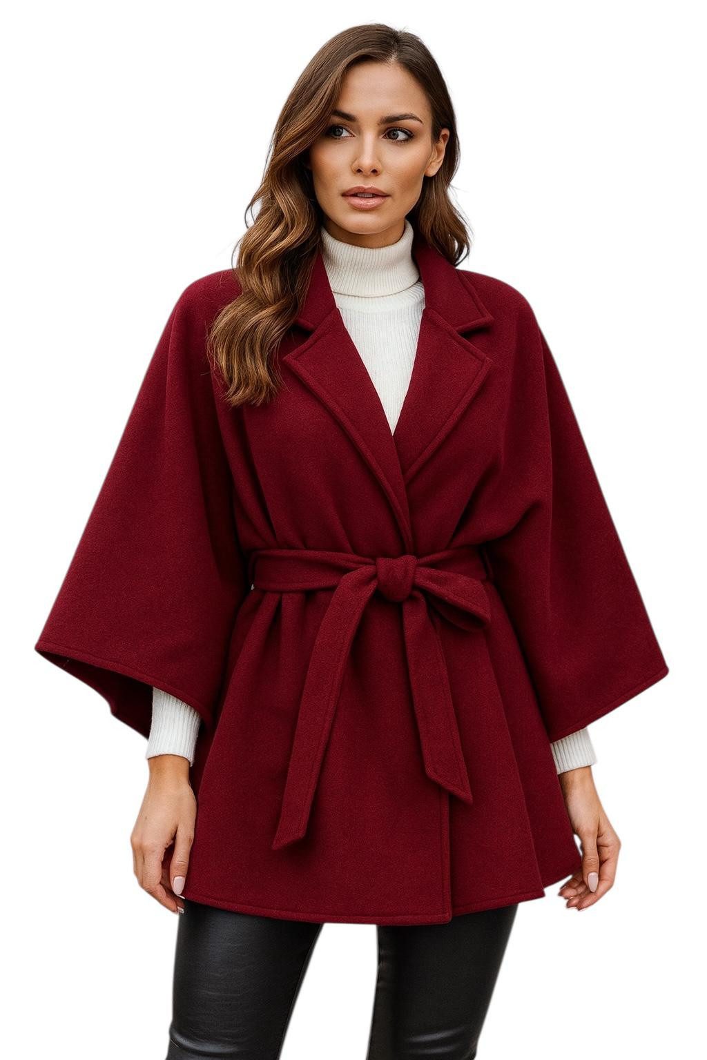 Worldclassca Poncho Worldclassca Mantel mit Gürtel günstig online kaufen