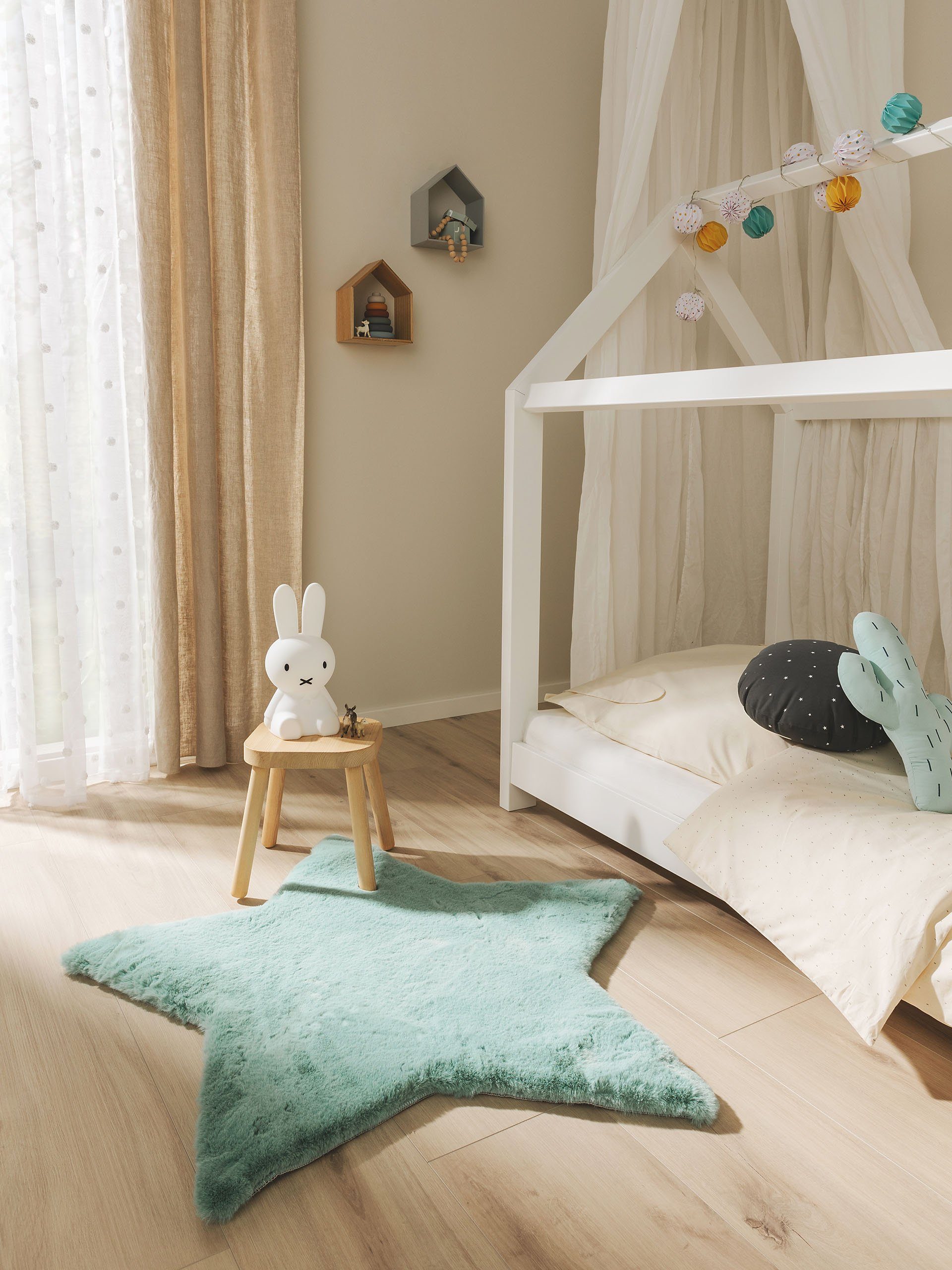 benuta Kinderteppich Dave, Sonderform, Höhe: 21 mm, Kunstfaser, Berber, Eth günstig online kaufen