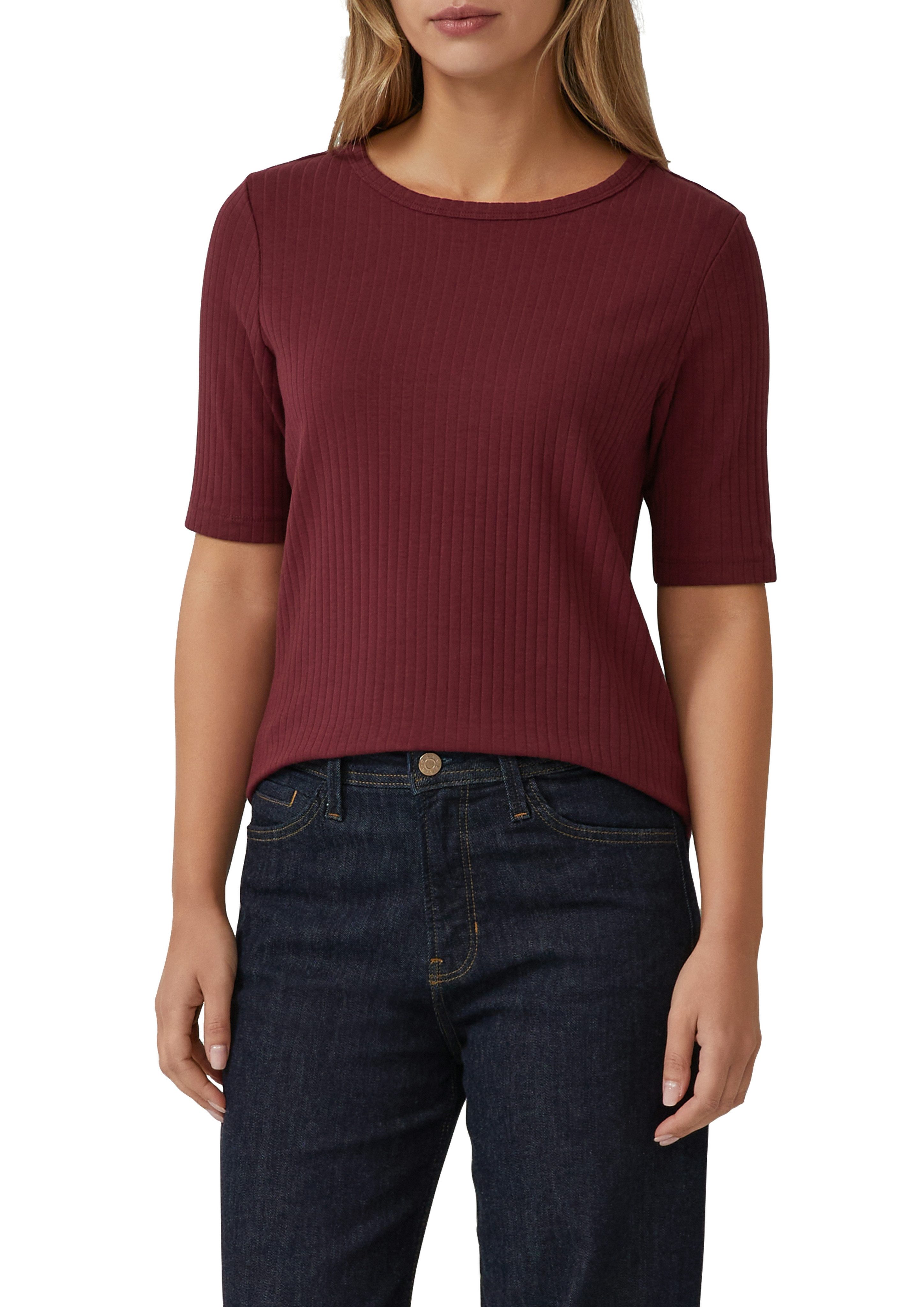 s.Oliver T-Shirt mit Rippstruktur günstig online kaufen