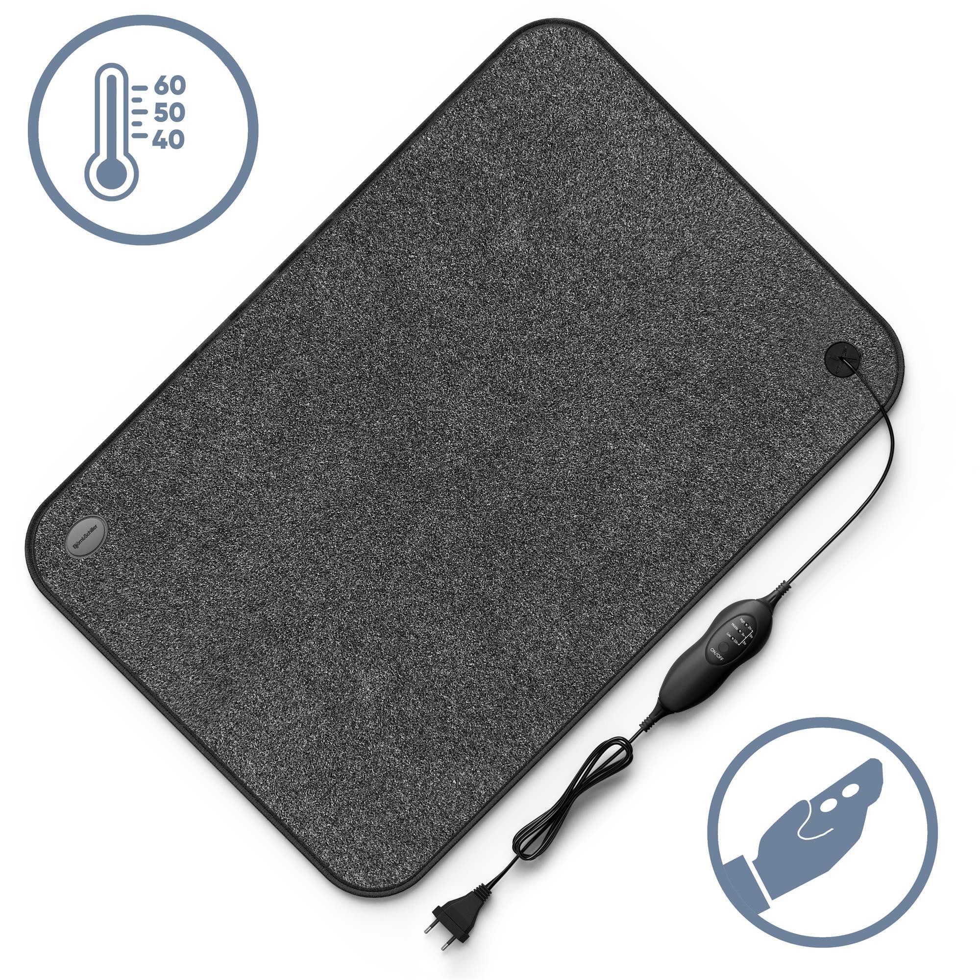 Björn&Schiller Heizmatten elektrischer Heizteppich für Füße 40x60 cm für Bü günstig online kaufen