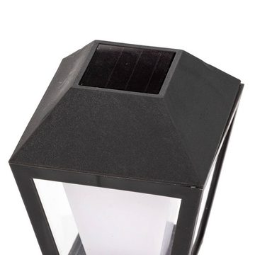 Lindby Dekolicht Pitano, LED-Leuchtmittel fest verbaut, tageslicht, Modern, Kunststoff, dunkelgrau, 1 flammig, Dekorationsleuchte