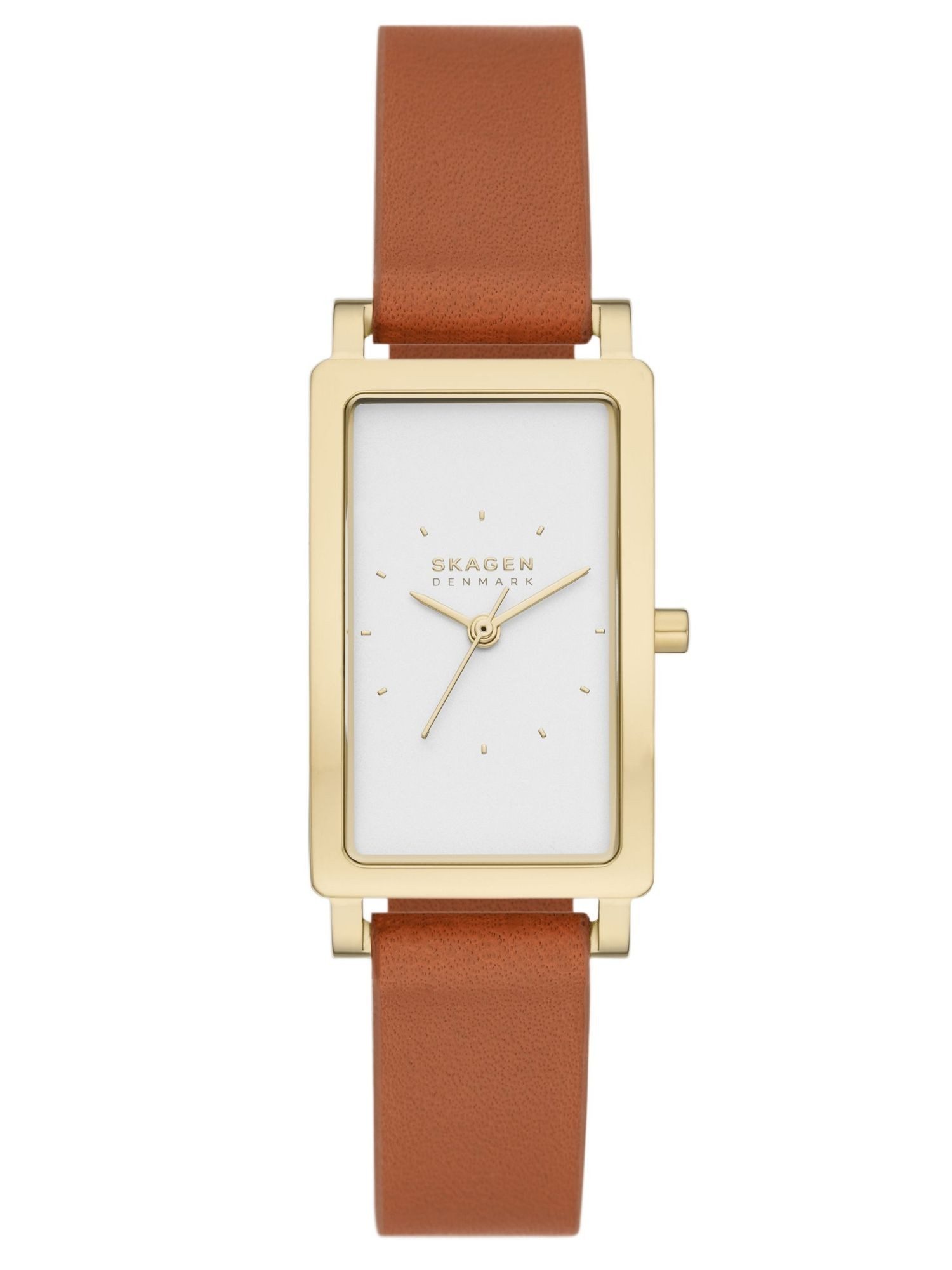 SKAGEN Quarzuhr SKW3097 SKW3097, Skagen SKW3097 HAGEN Uhr Damenuhr Lederarmband Braun