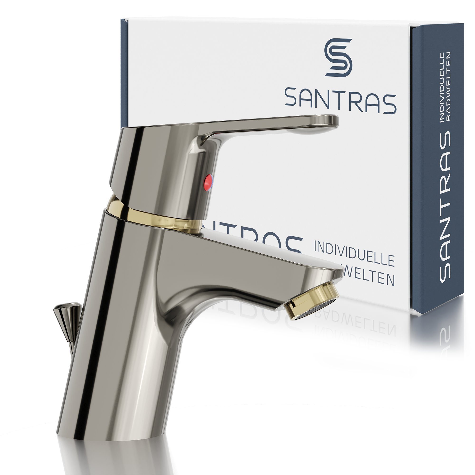 Santras Waschtischarmatur Waschtischarmatur mit Zugstange und günstig online kaufen