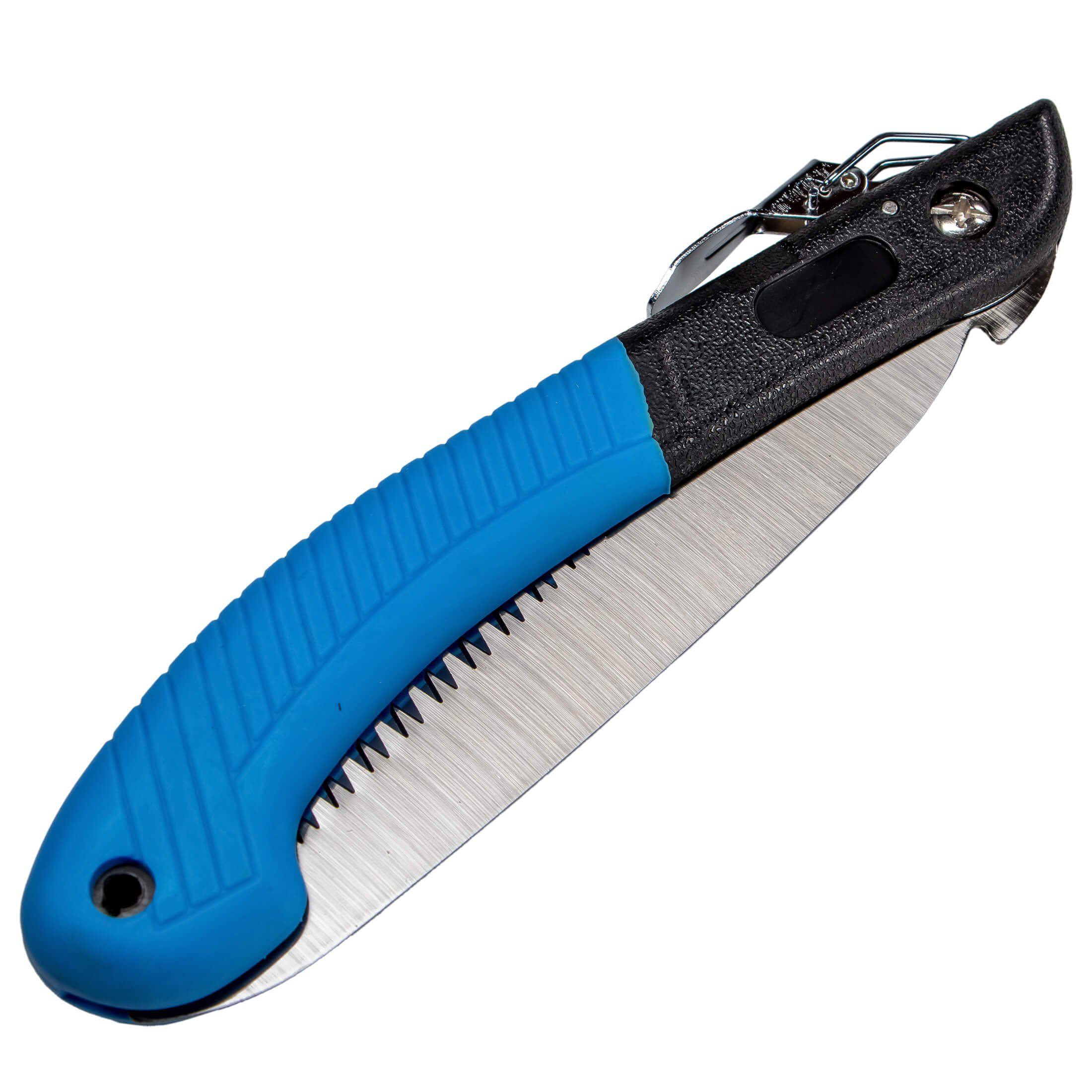 Work plus Klappsäge Klappbare Garten Rebensäge Astsäge 180mm Klappsäge (1-St), 65Mn Stahl gehärtet