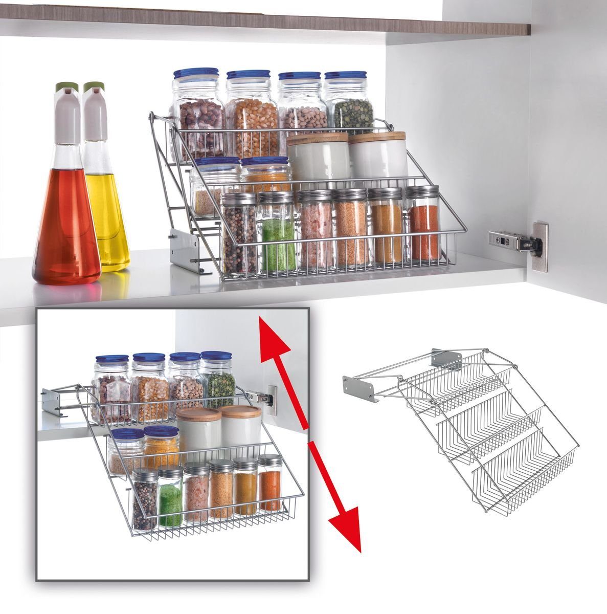 Gravidus Gewürzregal Up & Down klappb. Gewürzregal günstig online kaufen