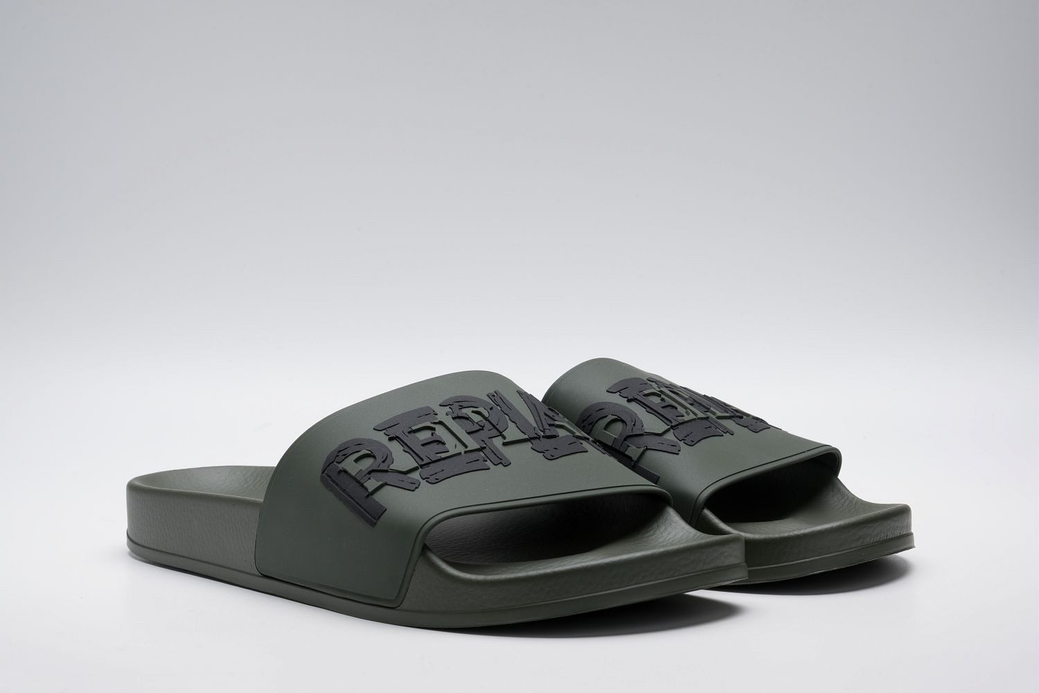 Replay Badepantolette Sommerschuh, Badeschuh, Strandschuh, Flat mit Logoschriftzug