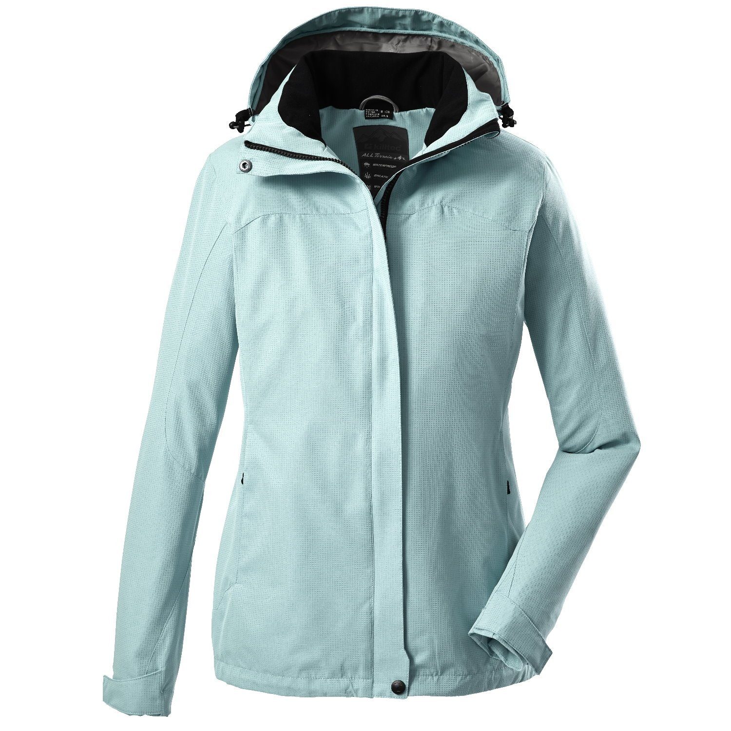 Killtec Softshelljacke Inkele KG Outdoorjacke Damen in Kurzgrößen Hell Eisblau