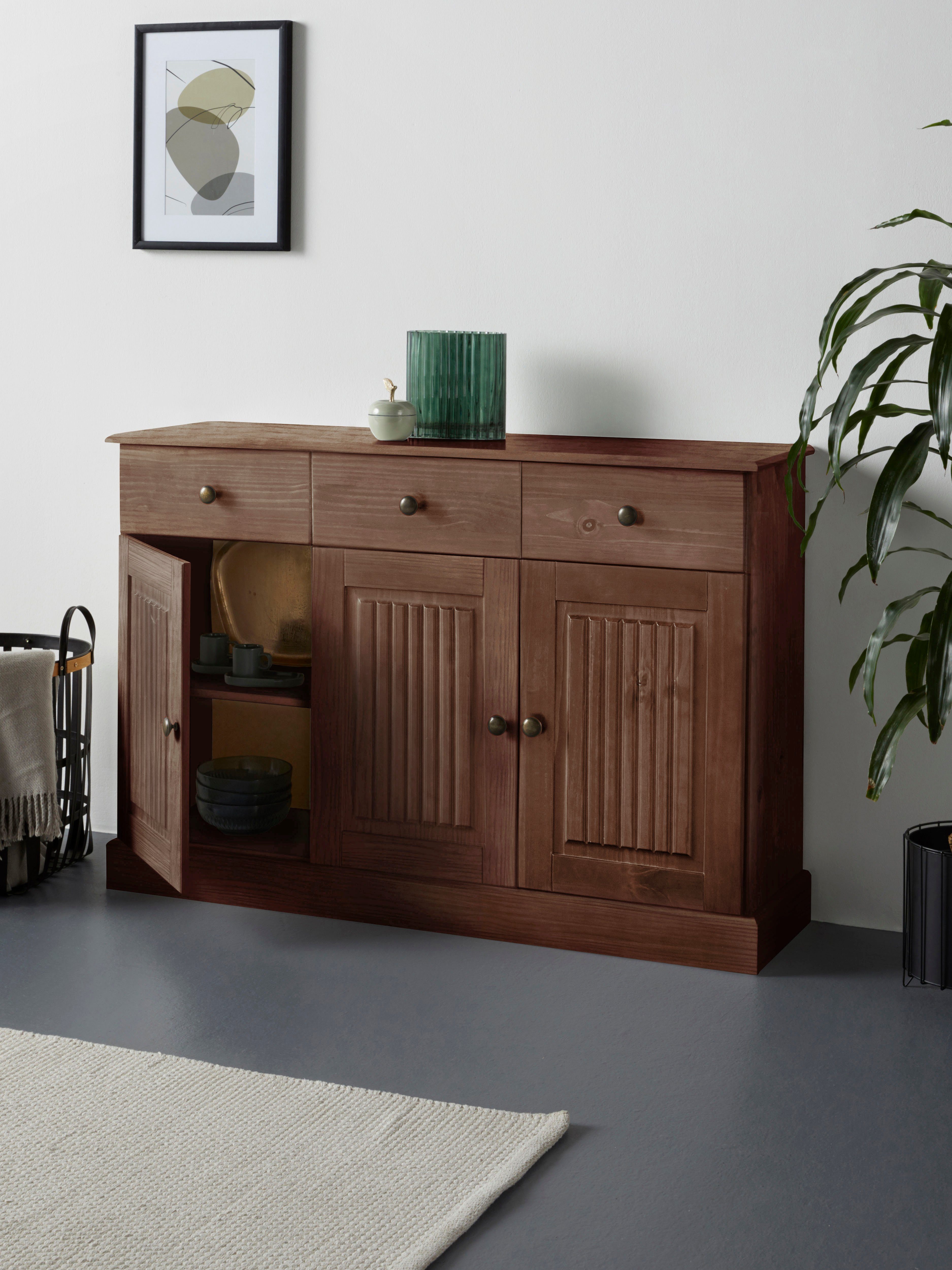 OTTO home Sideboard Liotta, Kommode mit 2 Schubkästen u. 2 verstellbare Einlegeböden