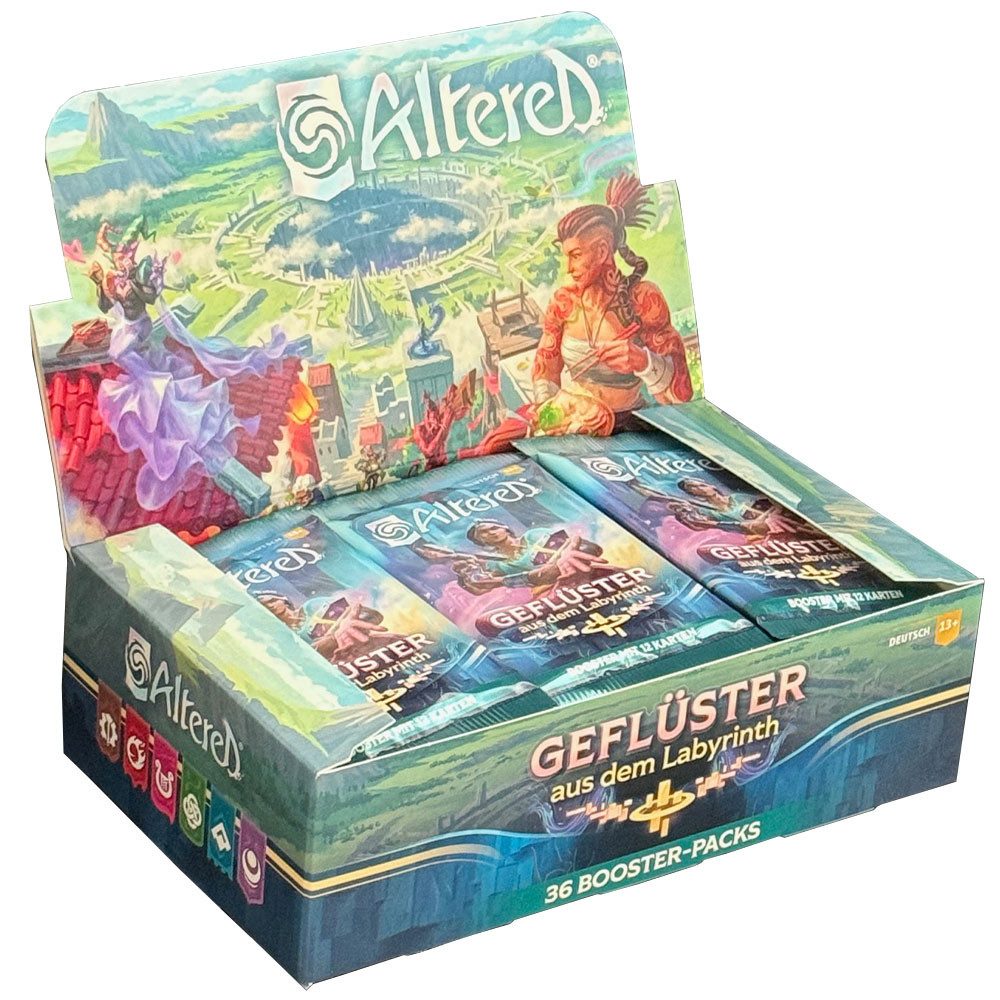 Magic the Gathering Sammelkarte Altered Geflüster aus dem Labyrinth 1 Display (36 Booster) Deutsch