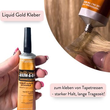 hair2heart Echthaar-Extension Starter Set für Tape Extensions