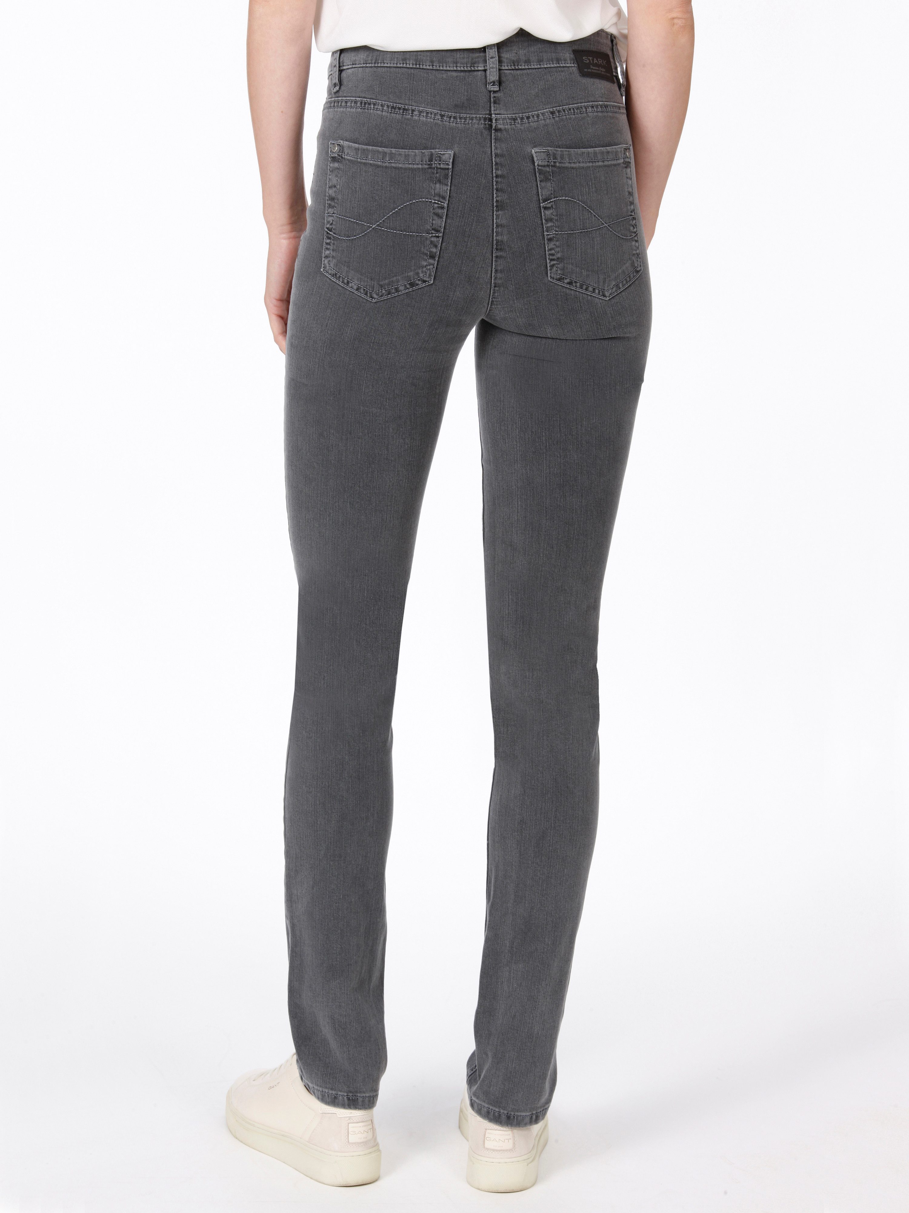 STARK DIE HOSE Stretch-Jeans CORA-Damen Stretch Jeans mit Dehnbund,5-Pocket,schlanker Oberschenkel OEKO-TEX® Standard -zertifiziert und zugleich MADE IN EUROPE