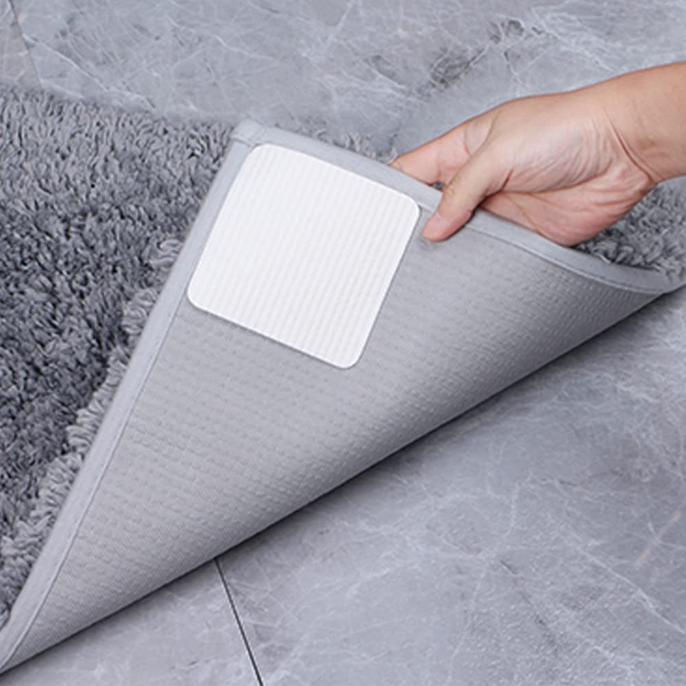 Diwzbyn Antirutsch Teppichunterlage Rutschfester und waschbarer Greifer Vacuum Tech – Neue Materialien, (4-St), zum Schutz vor Kräuseln; halten Sie Ihren Teppich an Ort und Stelle