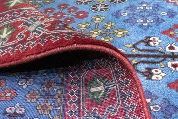 Wollteppich Ghashghai Teppich handgeknüpft türkis, morgenland, rechteckig, Höhe: 9 mm, handgeknüpft