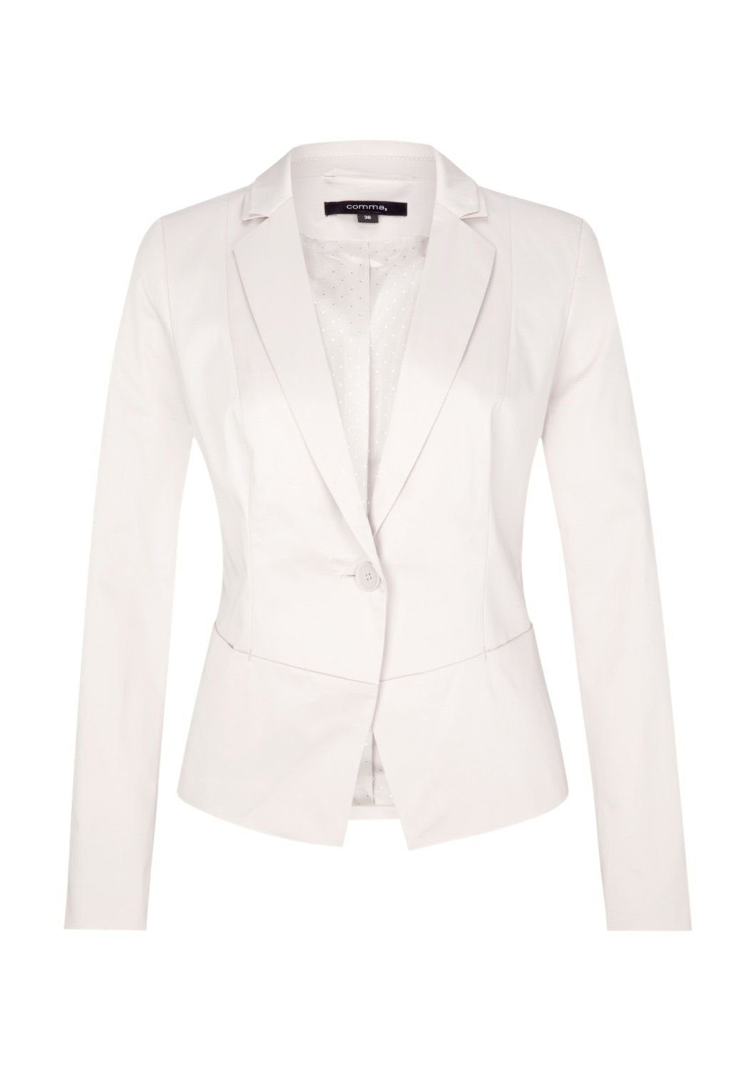 Comma Damen Blazer Kurz - Viskosemix Business Blazer