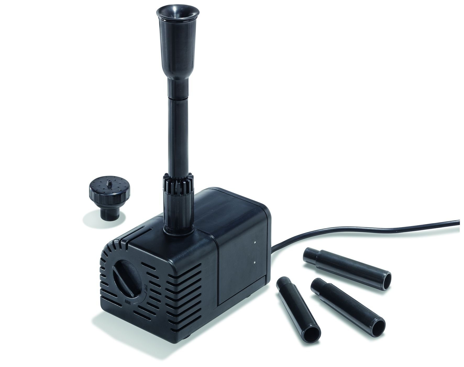 esotec Gartenpumpe Teichpumpe Siena 900/1500 mit Sprinklerset und LED-Anschluss