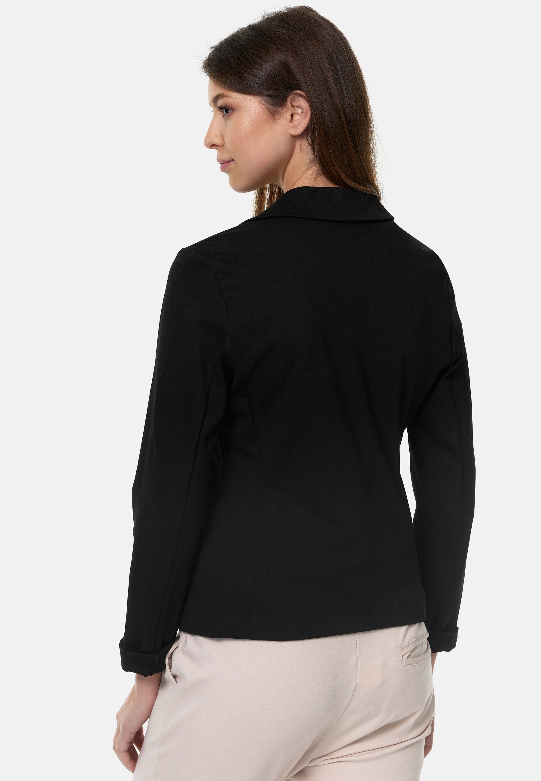 Rayshyne Kurzblazer PM-011 (Sportliches Sakko Business Blazer mit Reverskragen)