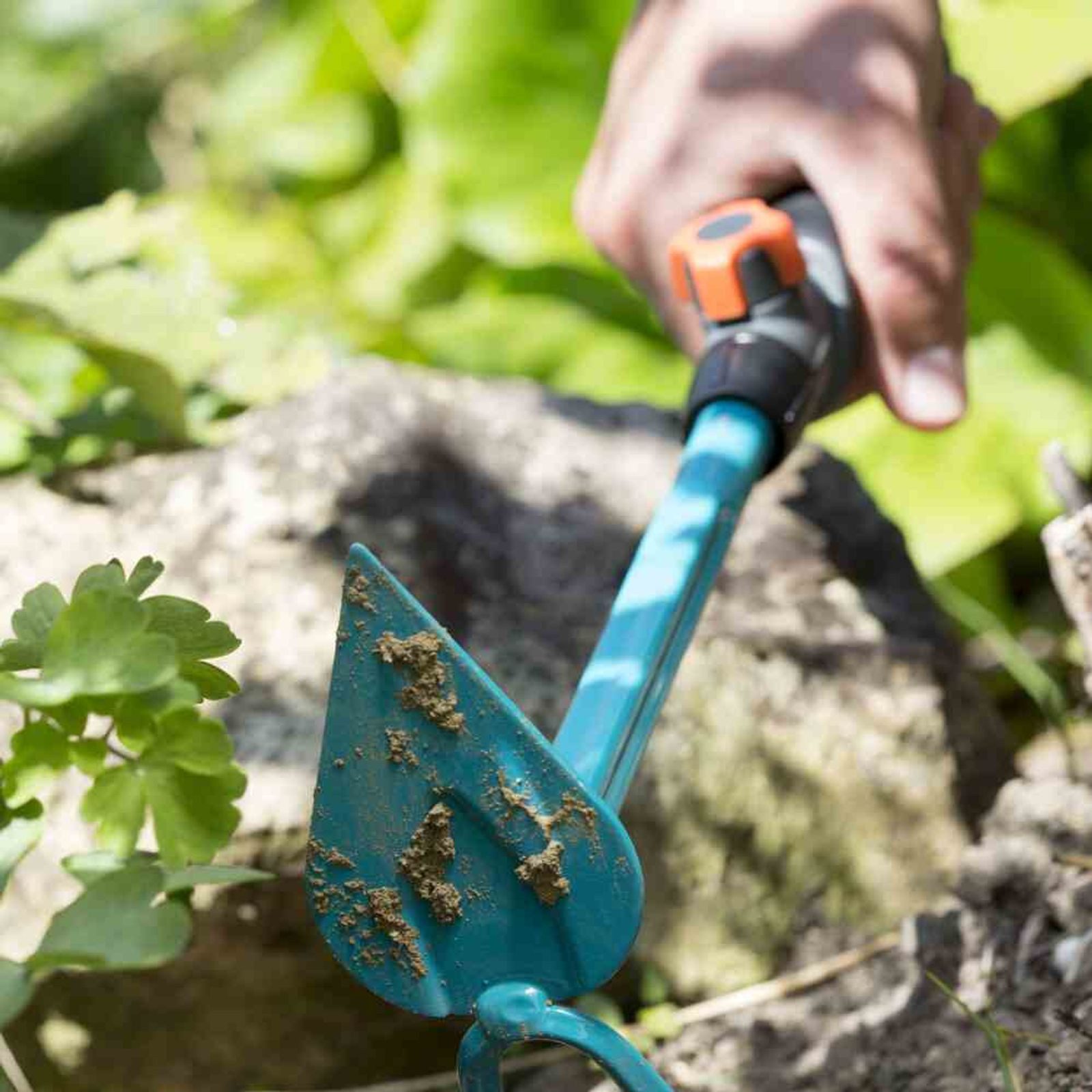 GARDENA Gartenhacke combisystem-Kleinhäckchen Herz herzförmiges Blatt, 2 Zinken
