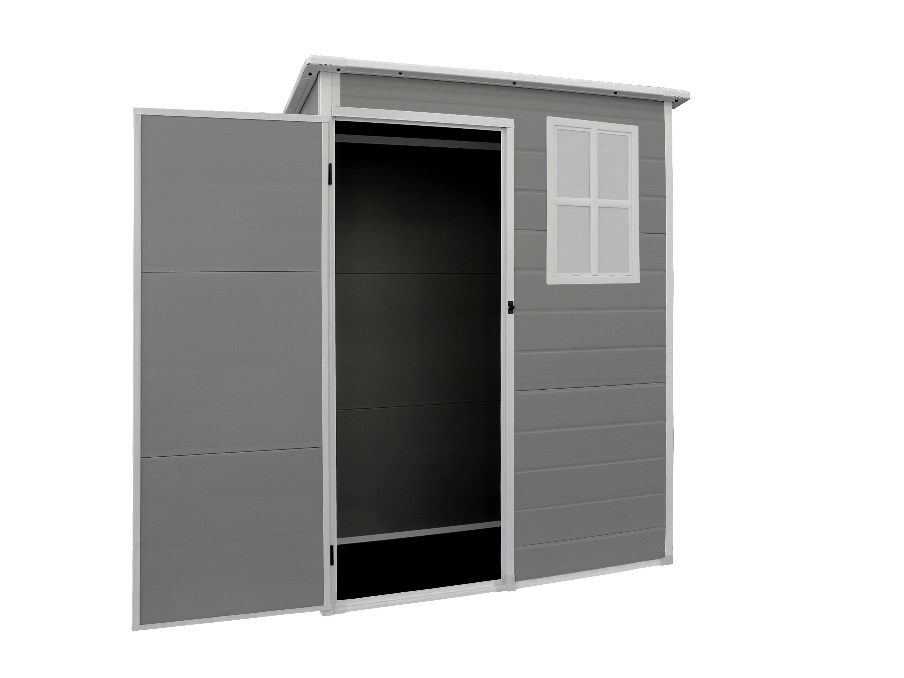 KONIFERA Gerätehaus Gartenhaus Lugo, BxT: 151x92 cm, Nagersicher und wasserdicht