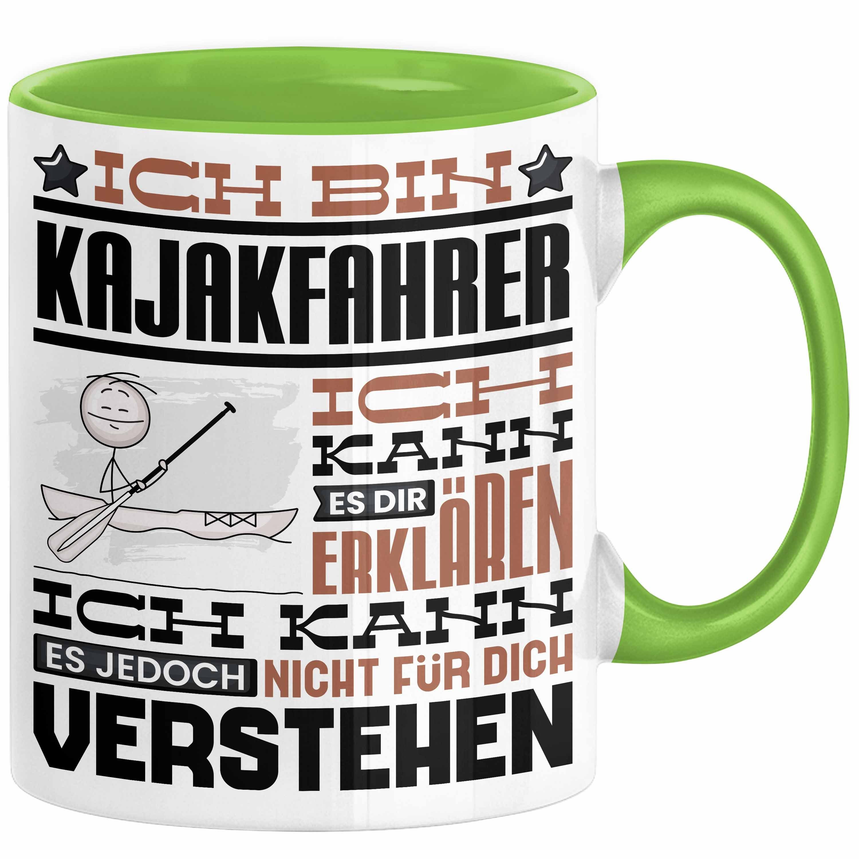 Tasse Kajakfahrer Geschenk Tasse Lustige Geschenkdiee für einen Kajakfahrer