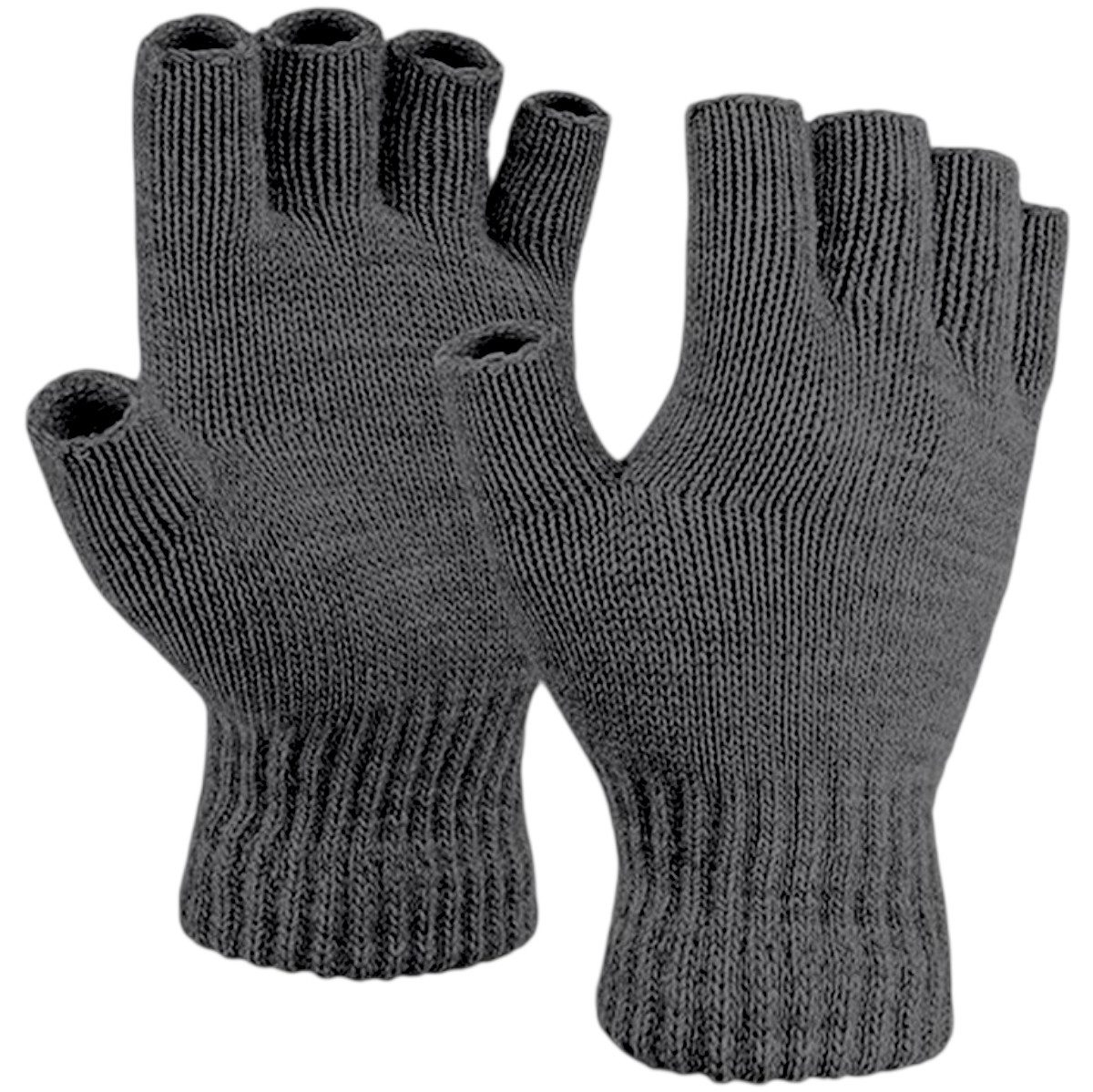 herémood Strickhandschuhe Fingerlose Winterhandschuhe Damen & Herren Acryl Thermo Halbfinger (Handschuhe gestrickt – Outdoor Sport Unisex 1 Paar Bewegungsfreiheit & Komfort, Elastisch, atmungsaktiv, langlebig – Perfekte Geschkenke)