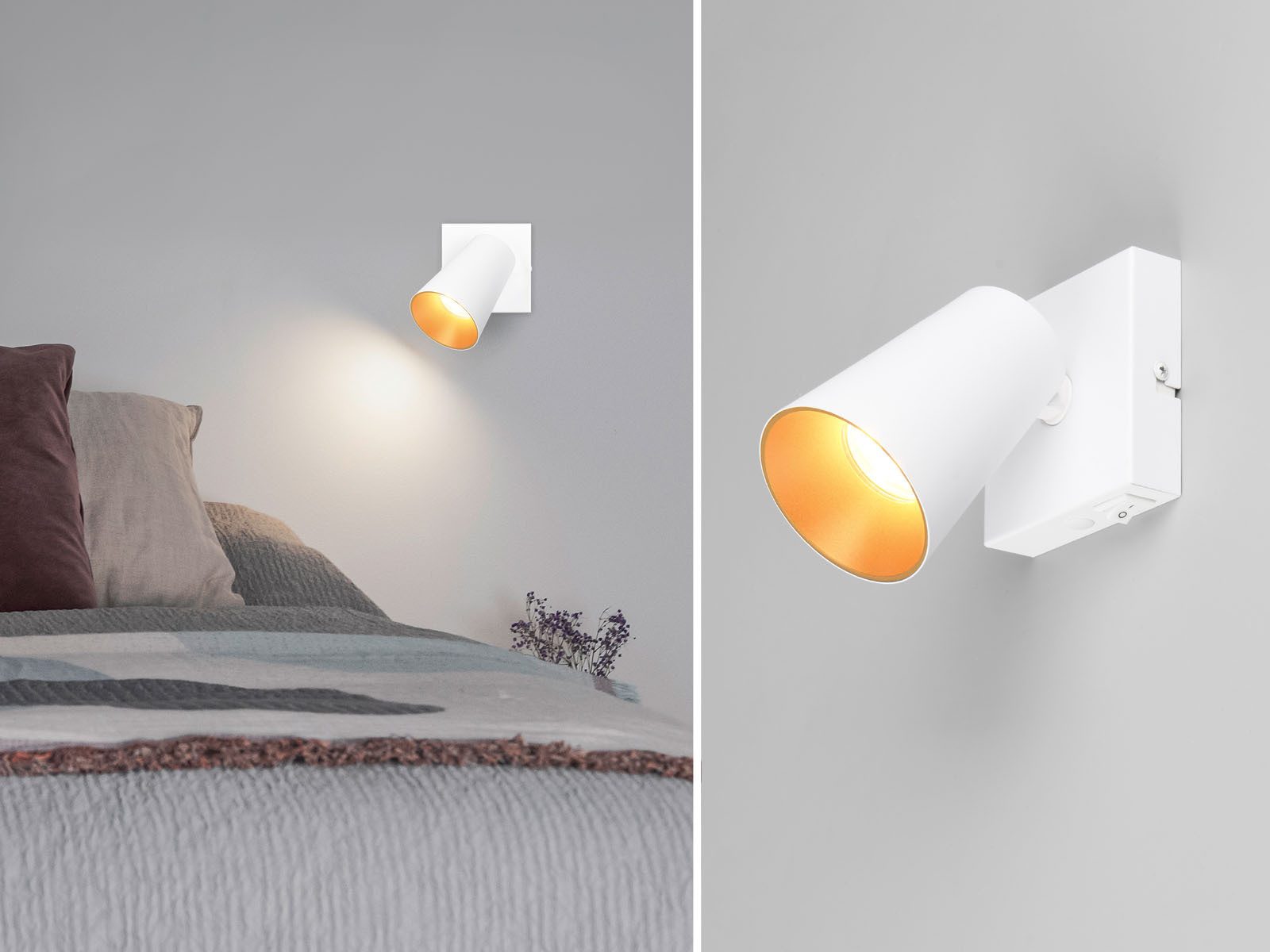 TRIO Leuchten LED Wandleuchte, Dimmfunktion, LED wechselbar, Warmweiß, Spot günstig online kaufen